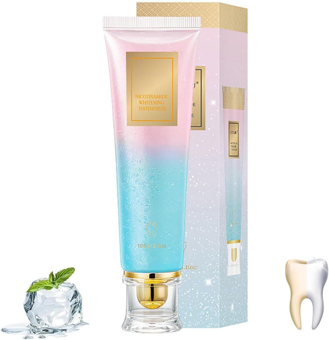 Niacinamide Toothpaste, Niacinamide Whitening Toothpaste, Tripel Whitening Niacinamide Whitening Toothpaste, Niacinamide Whitening Toothpaste Fresh Breath Toothpaste