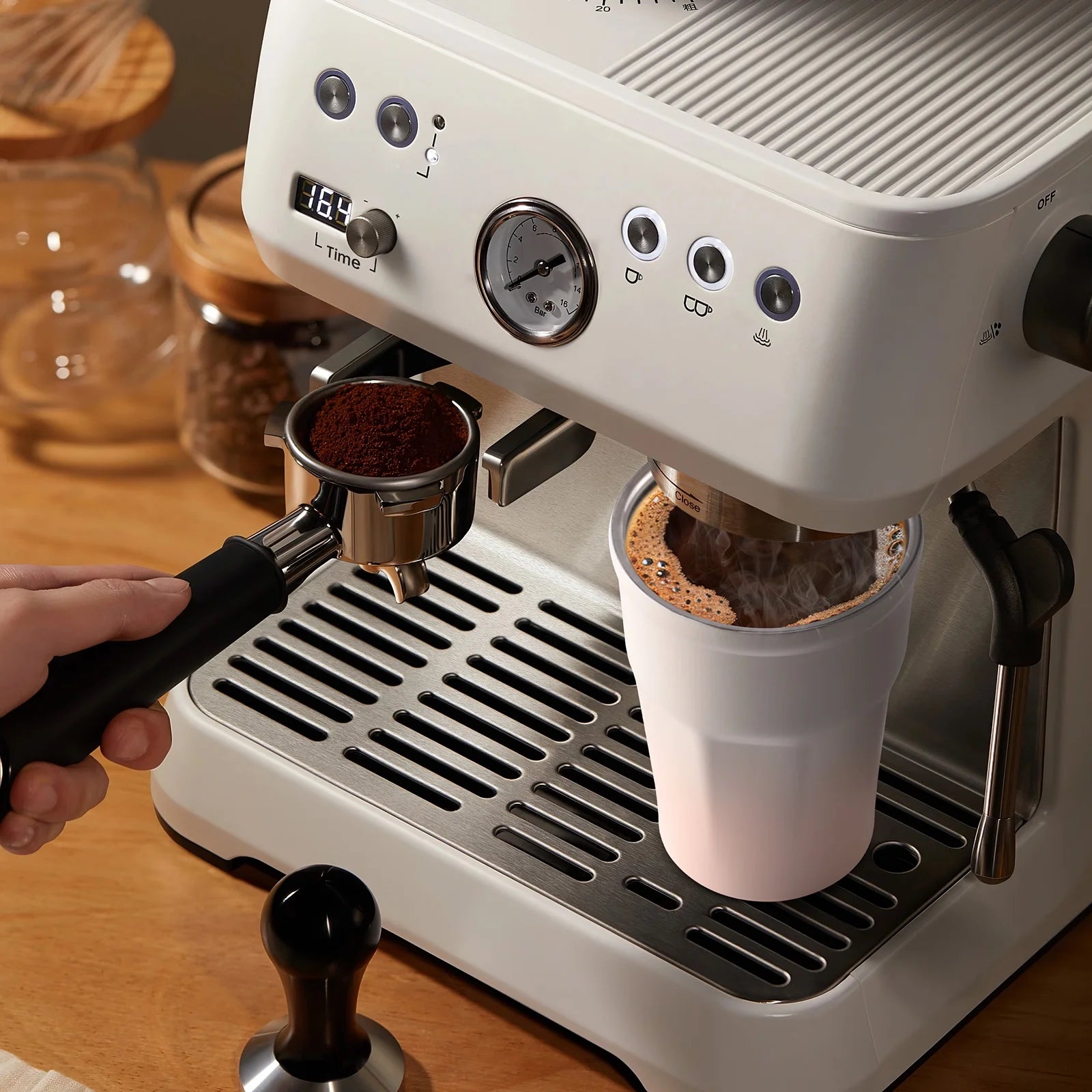 360 Ml/12Oz Coffee Tumbler, Double Walled Stainless Steel Insulated Travel Coffee Mug