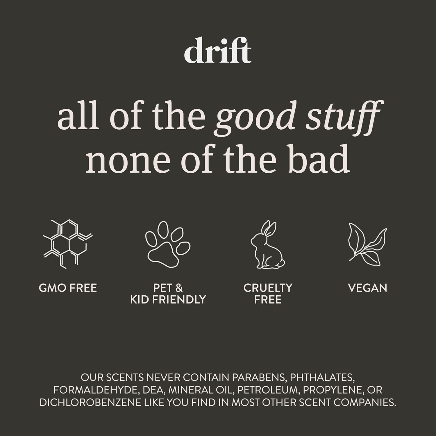 Drift Car Air Freshener - Wood Air Freshener - Car Odor Eliminator - Amber Scent