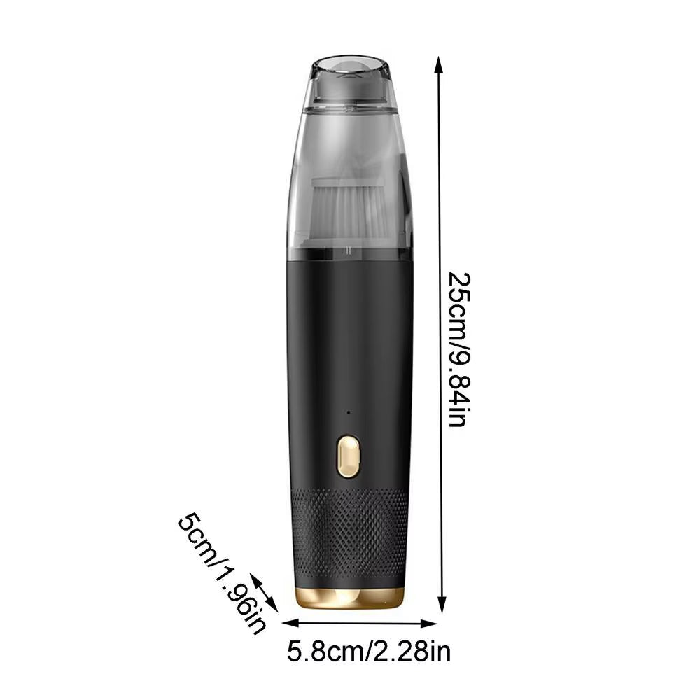 Portable Car Vacuum Car Vacuum Handheld Vacuum USB Rechargeable Cleaners Cordless Hand Vacuum Portable Wet/Dry Vacuum For