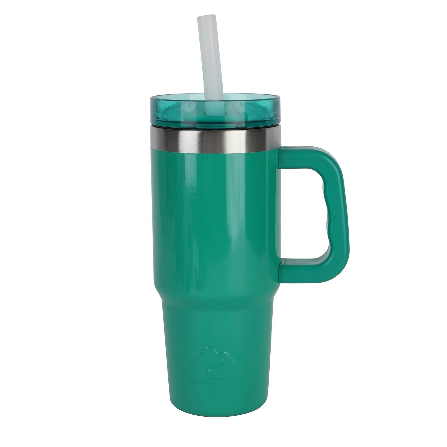 18 Oz Tumbler with Handle, Shimmer Serrano Pepper