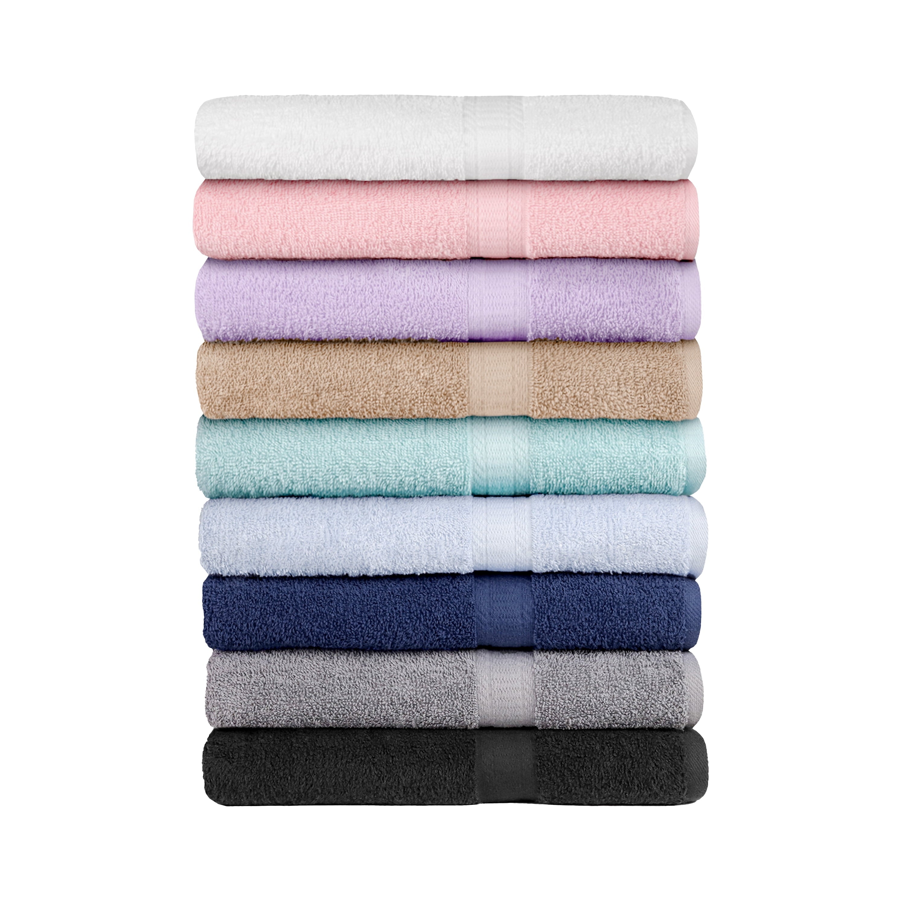 100% Cotton Hand Towel, Super Soft and Highly Absorbent Basic Solid Premium Hand Towel for Bathroom, Hotels, Spa and Gym – Navy