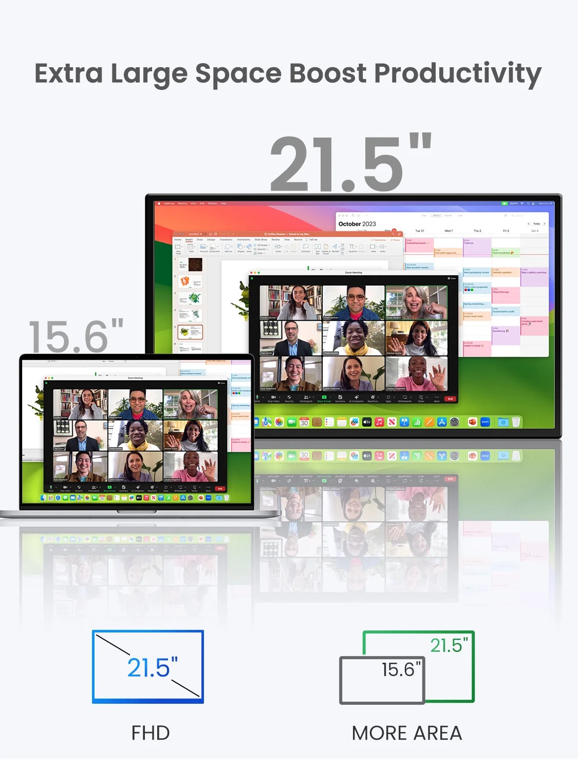 Umax 21 Touch - 21.5 Inch Computer Monitor 120Hz Touchscreen 1080P