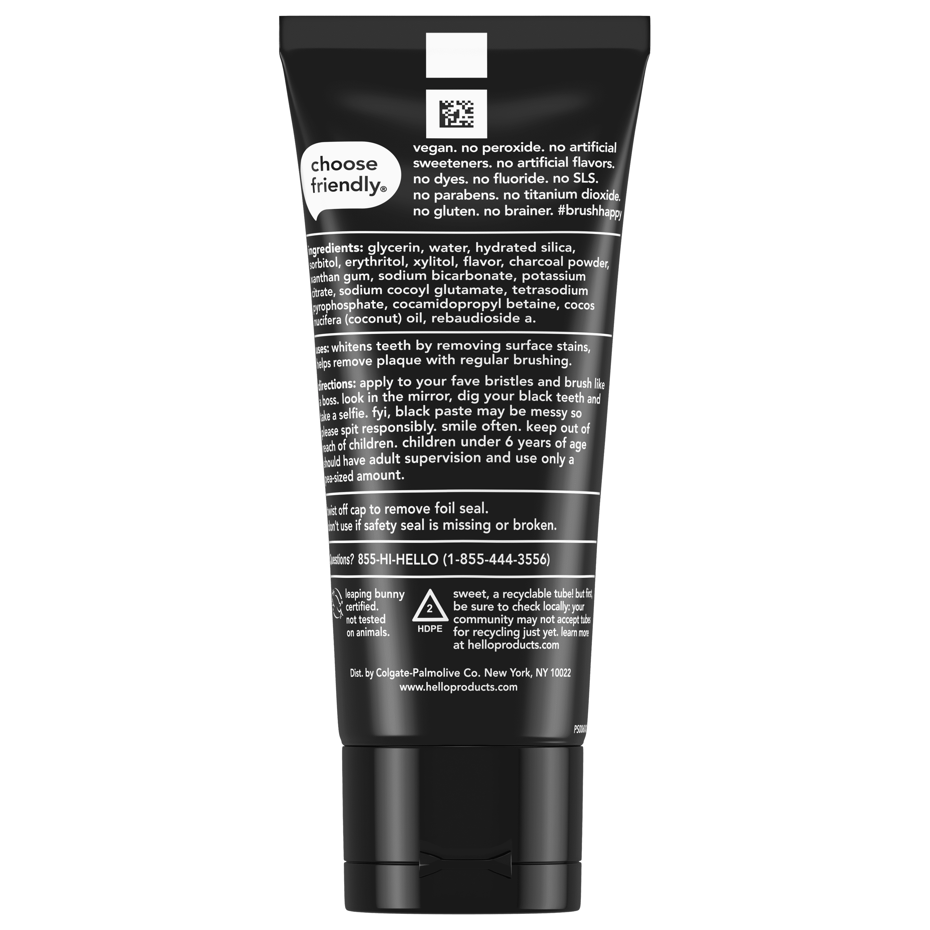 Epic Whitening Charcoal Fluoride Free Toothpaste, Fresh Mint, 4.0 Oz Tube