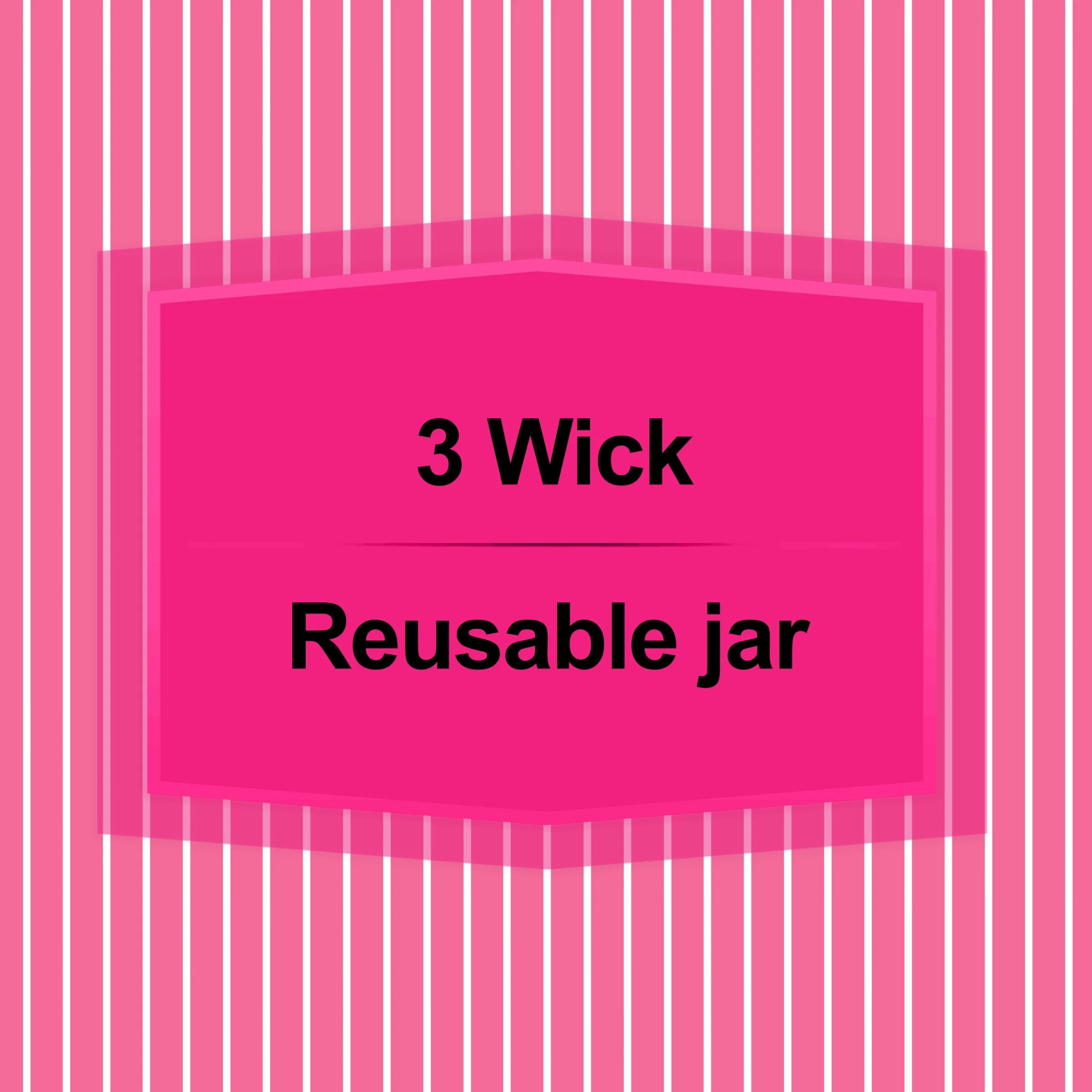 (2 Pack)  3-Wick Textured Wrapped Juicy Watermelon Scented Candle, 14 Oz