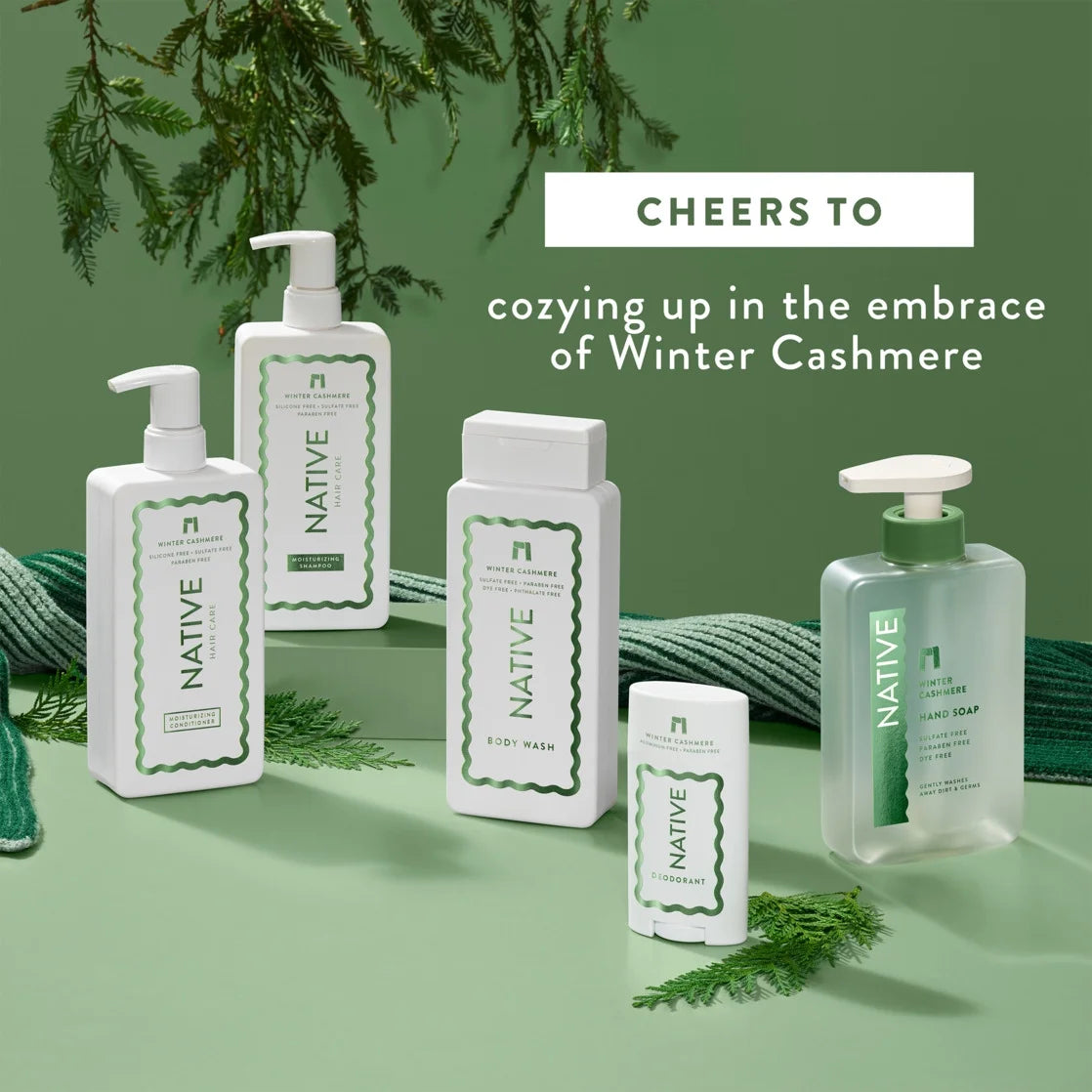 Limited Edition Winter Cashmere Liquid Hand Soap 13 Fl Oz