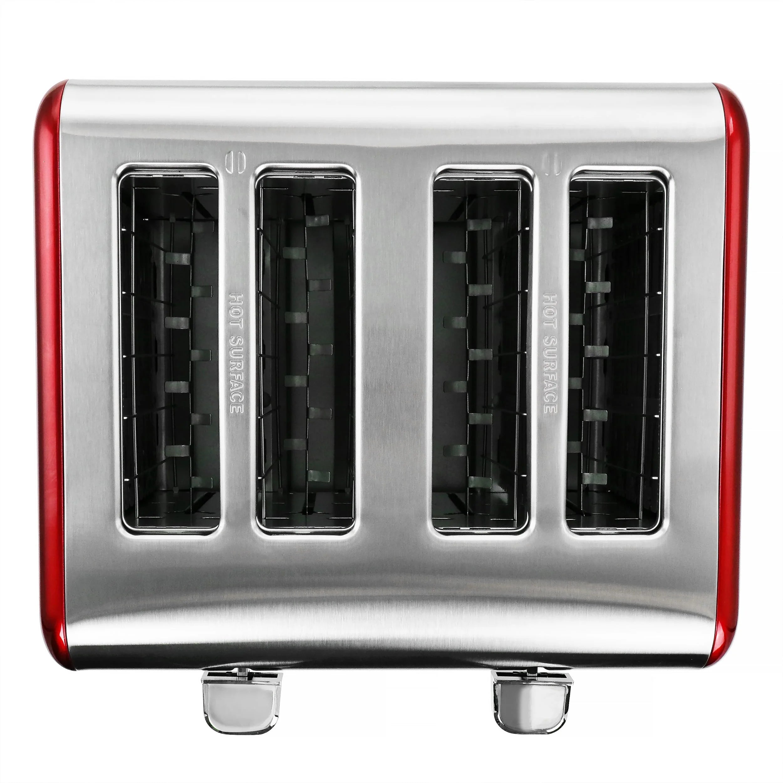 4 Slice Toaster in Stainless Steel, Silver