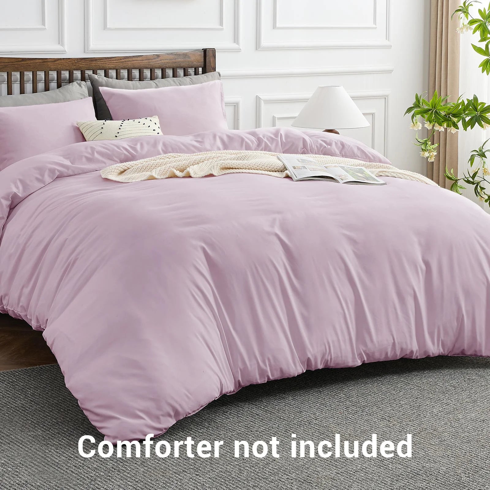 Luxury King Duvet Cover, Soft & Breathable Microfiber 3 Pieces King Bedding Sets, King Comfy Duvet Cover, with Zipper Closure