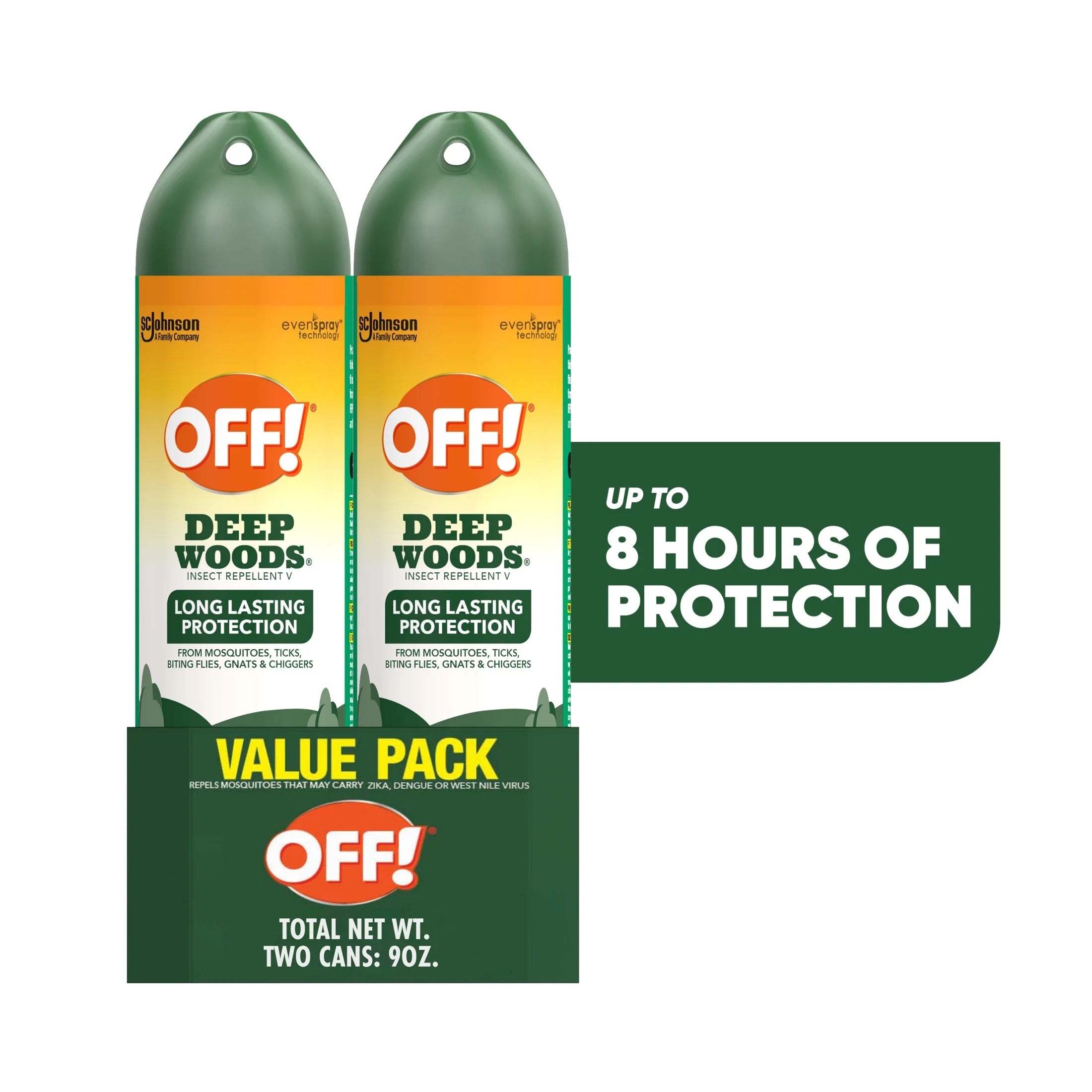 Deep Woods Insect Repellent V, Backyard, Biting Insect Spray for Outdoor Use, 9 Oz, 2 Count