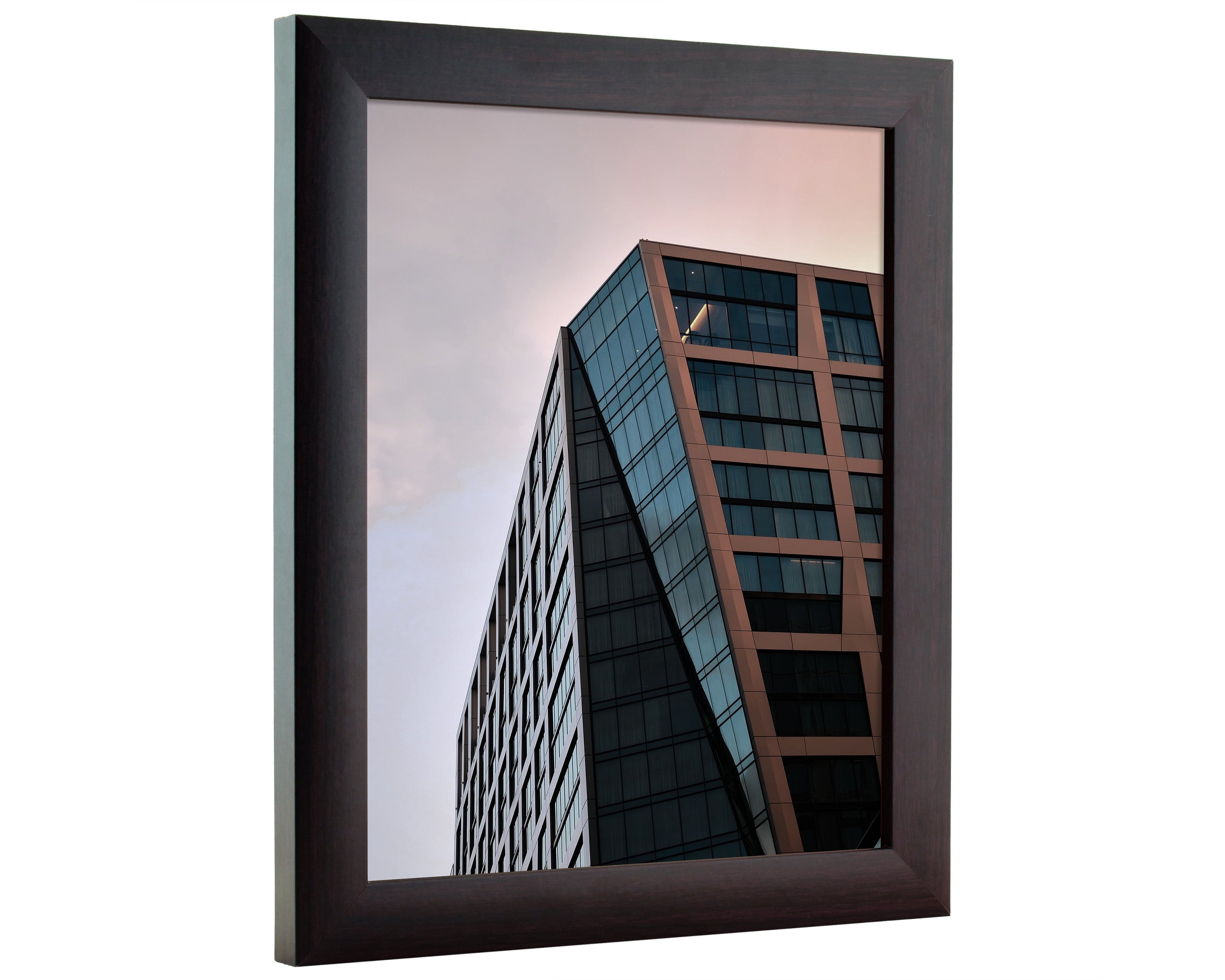 8X10 Contemporary Brazilian Walnut Picture Frame