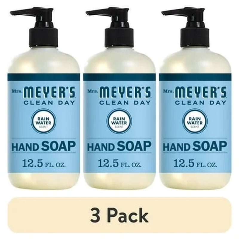 (3 Pack)  Clean Day Liquid Hand Soap, Rain Water Scent, 12.5 Ounce Bottle
