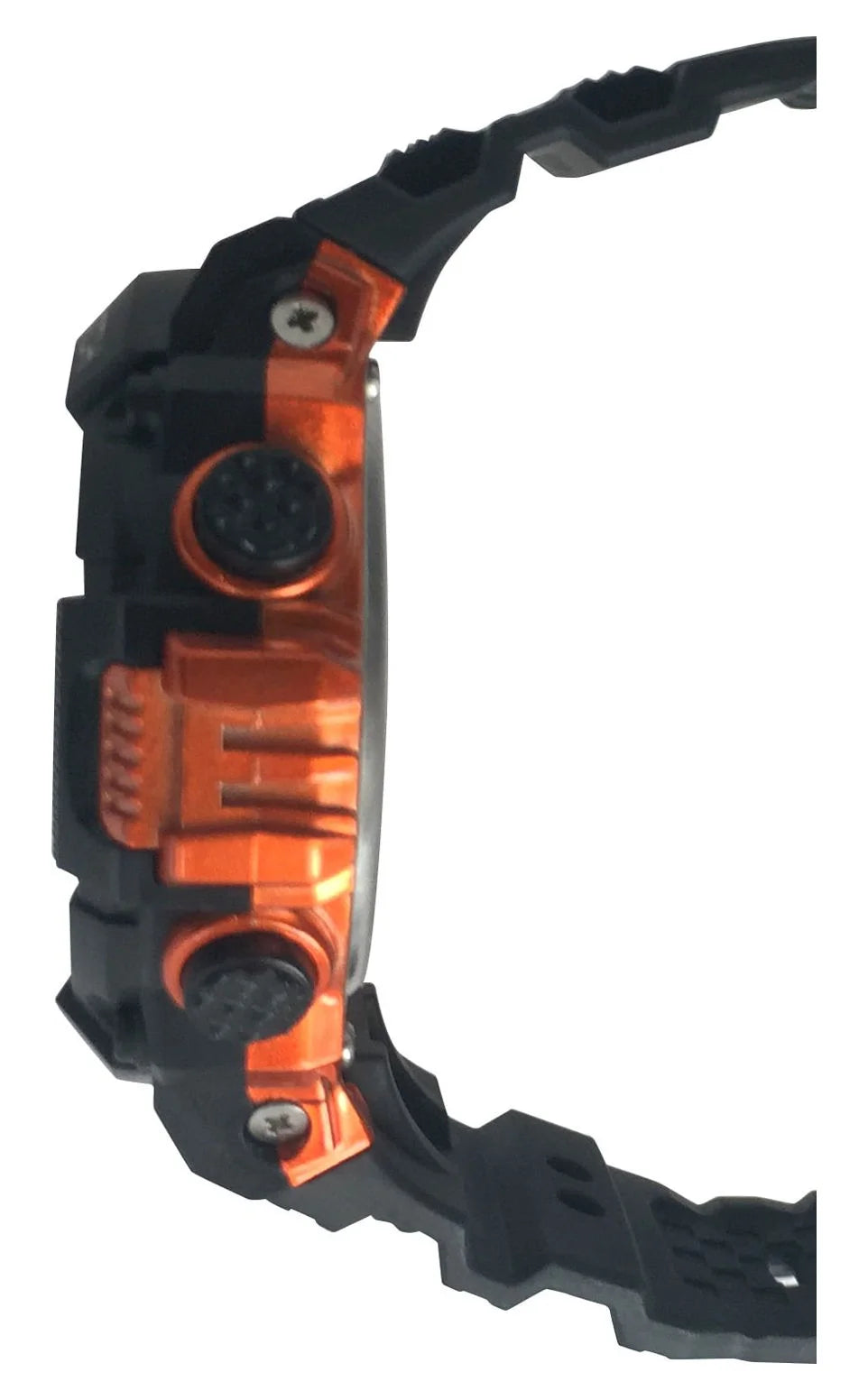 Men'S Digital Sport Wristwatch Plastic Strap