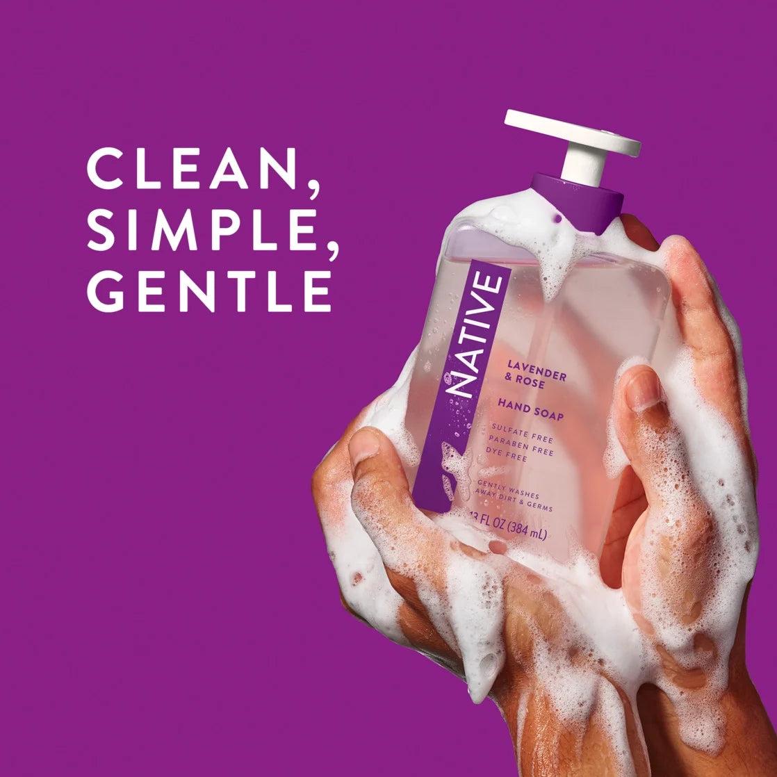 Lavender & Rose Liquid Hand Soap 13OZ