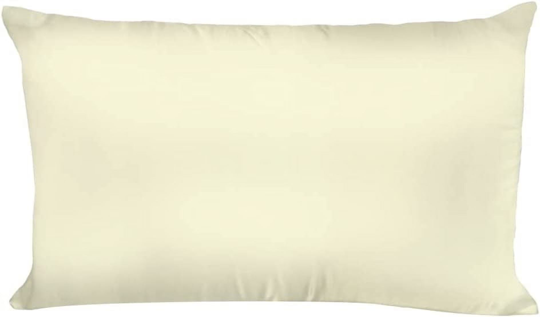 Satin Pillowcase for Hair and Face Beauty, King Size, 1 Pack, Ivory Beige