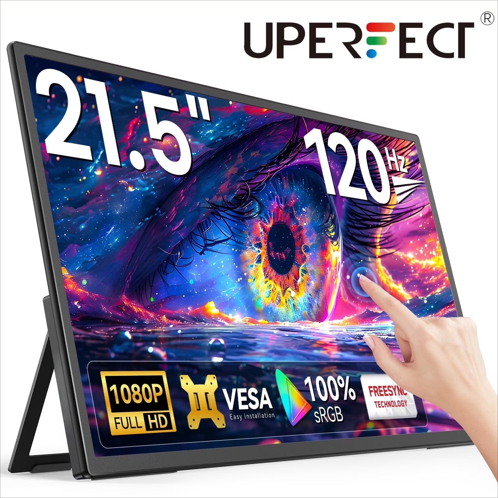 Umax 21 Touch - 21.5 Inch Computer Monitor 120Hz Touchscreen 1080P