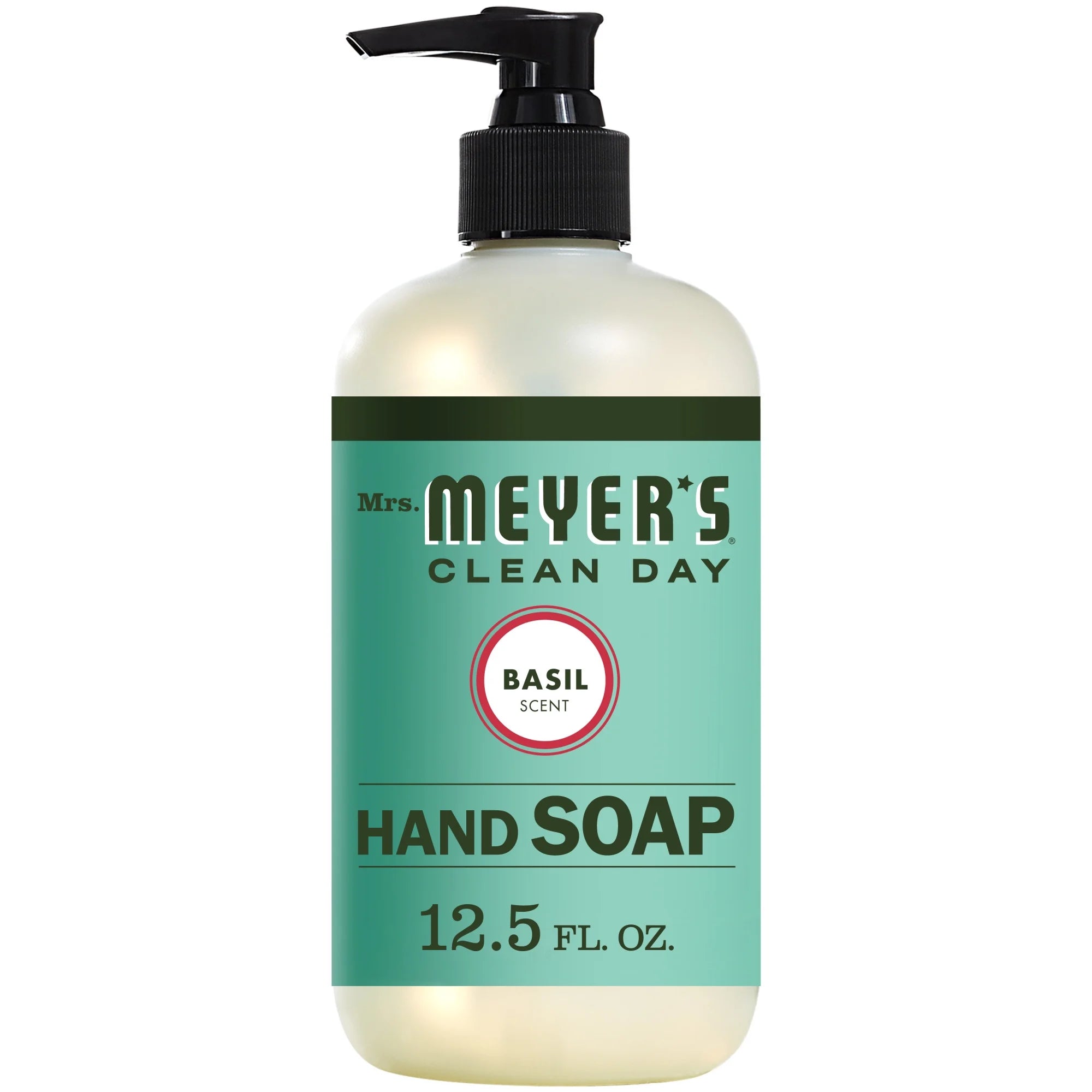 Clean Day Liquid Hand Soap, Basil Scent, 12.5 Ounce Bottle