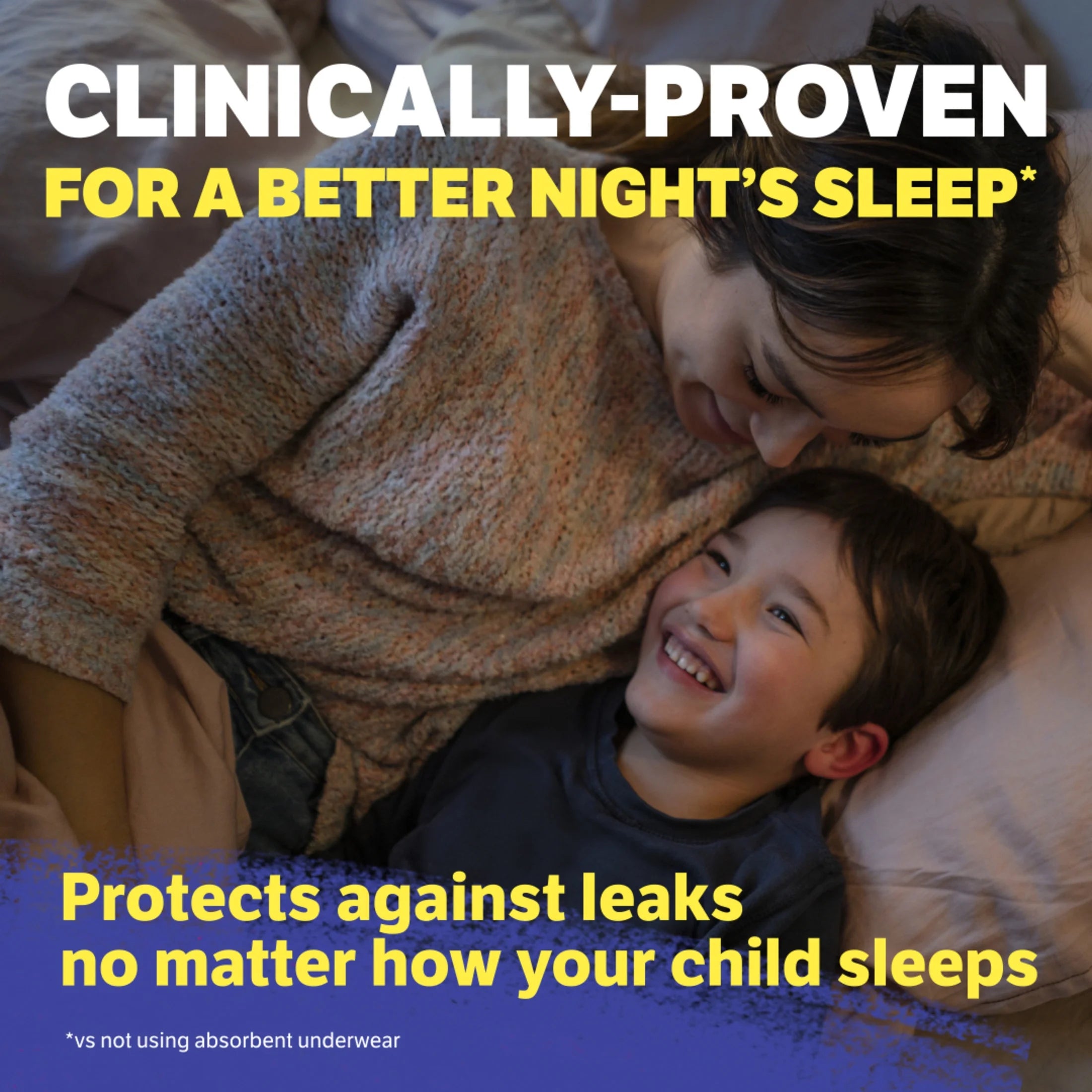 Bedwetting Underwear for Boys, L (68-95 Lbs), 75 Count (Select for More)