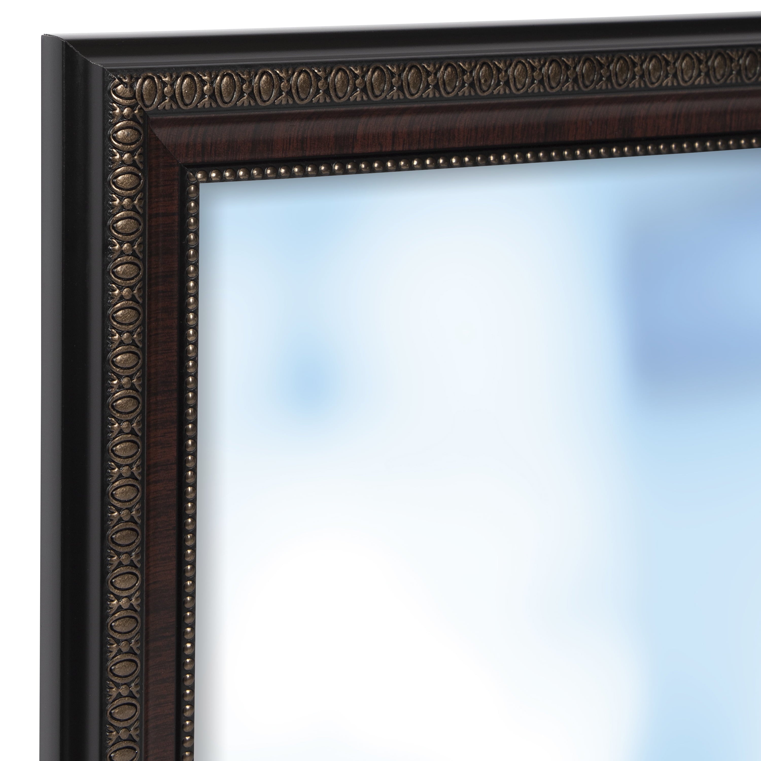 (2 Pack)  Mahogany 4X6 Tabletop Picture Frame