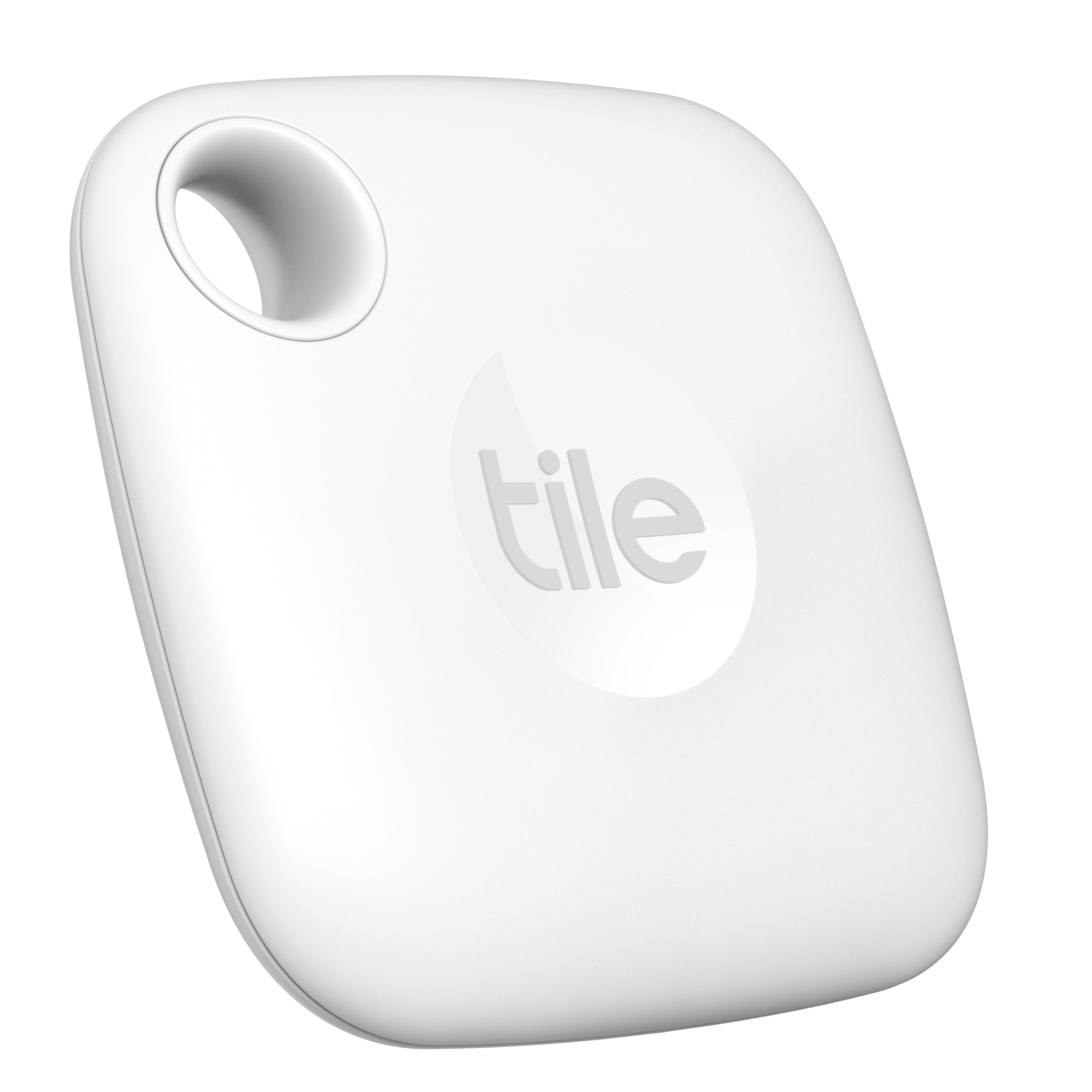 Mate (2022) 1-Pack, White. Bluetooth Tracker, Keys Finder and Item Locator; up to 250 Ft. Range.