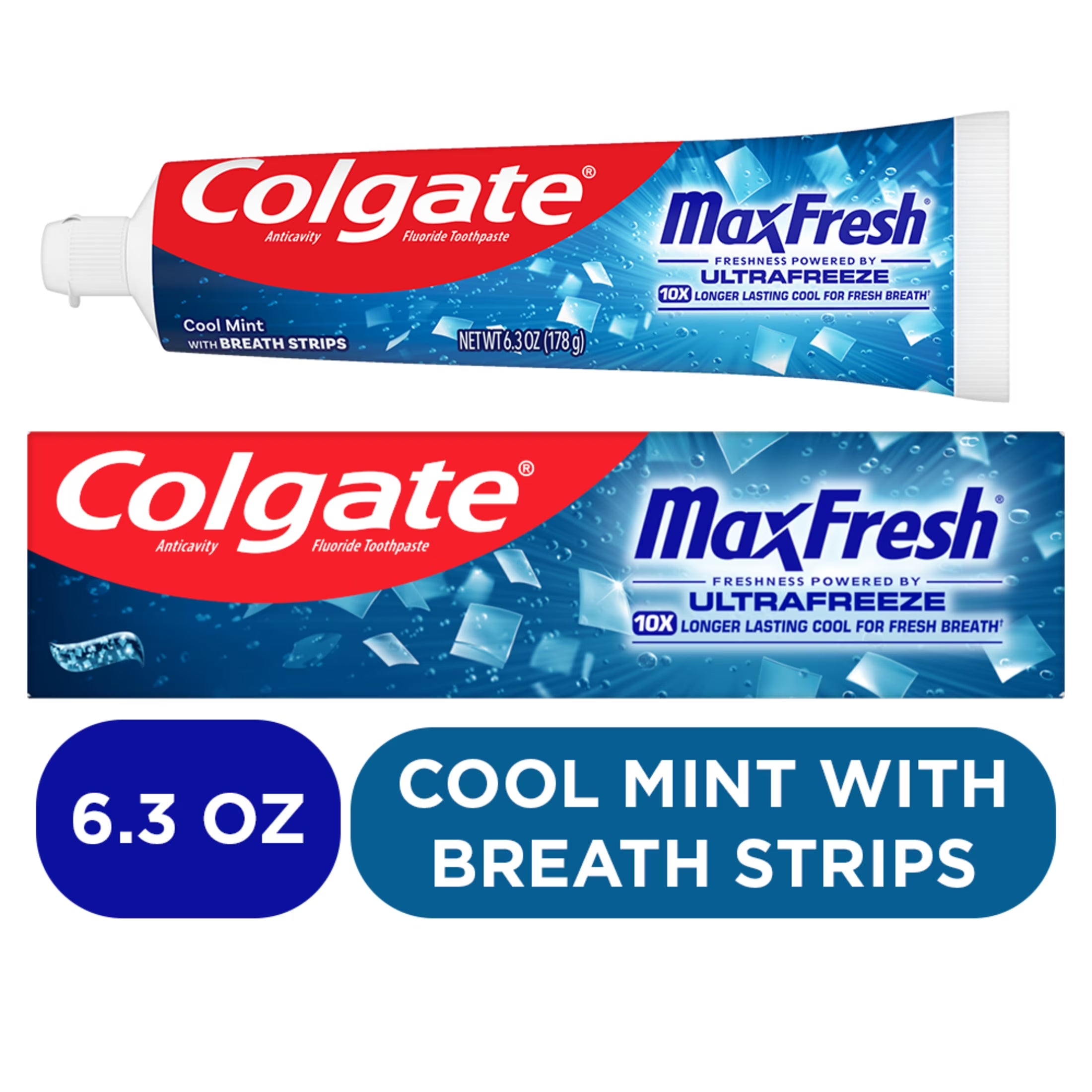 Maxfresh Cool Mint Toothpaste, 6.3 Oz