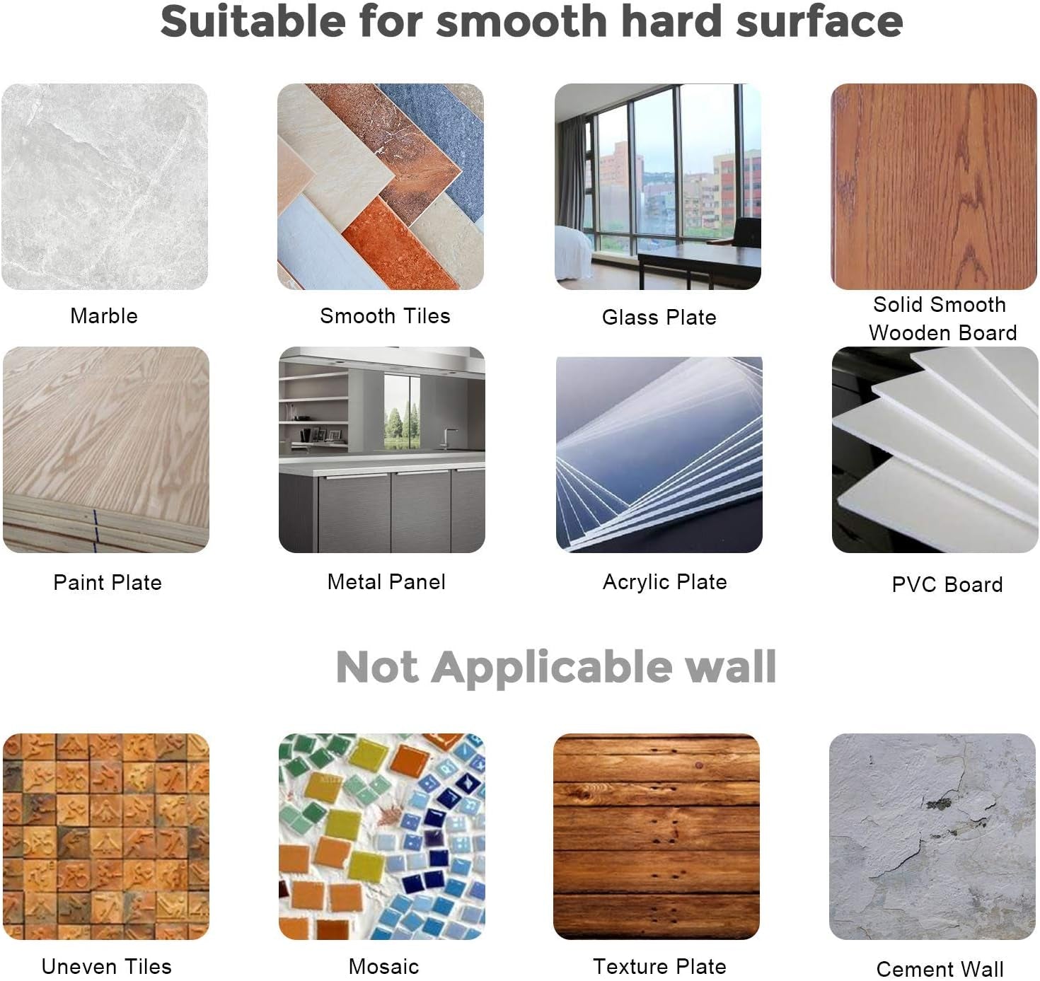 Adhesive Hooks, Self Adhesive Black Wall Mount Hanger Heavy Duty Rugged 304 Stainless Steel Hooks for Robe Coat Towel, Strong Sticky Hanging Hooks for Doors Kitchen Bathrooms Office, 4 Packs