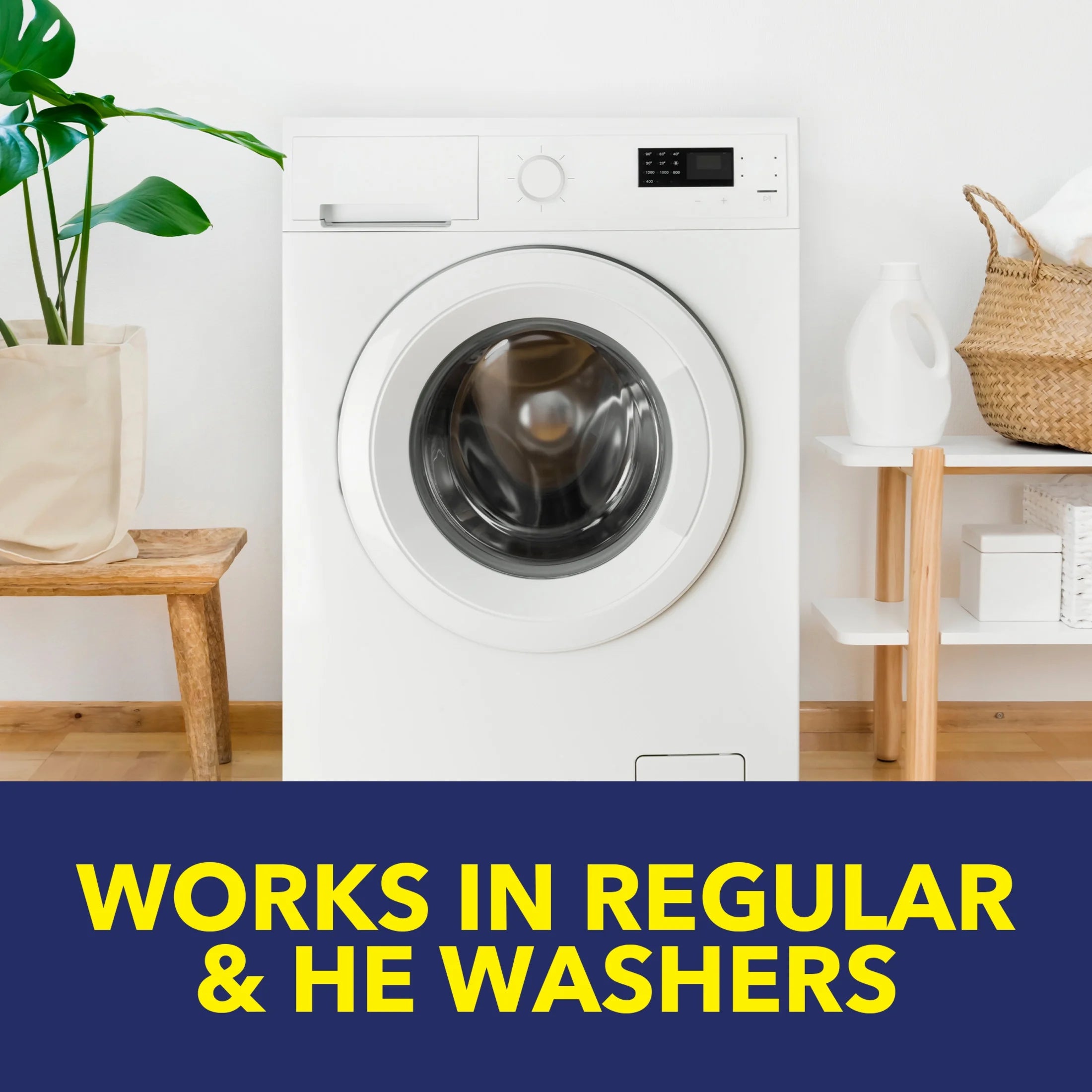 Washing Machine Cleaner with Odor Blasters, 4 Count