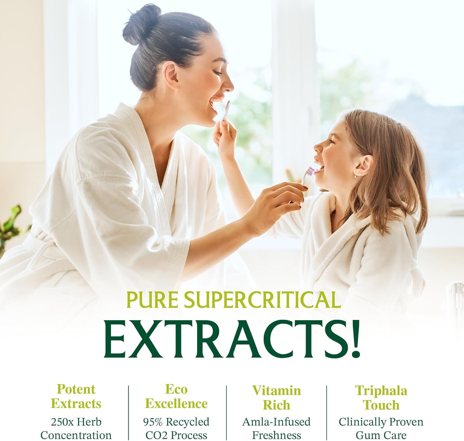 Neem Fluoride Free Toothpaste - Adult and Children Friendly - 100% Vegan Natural Toothpaste, Gluten Free, No Artificial Ingredients - Supports Daily Gum Care - with Clove & Stevia (4 Pack)