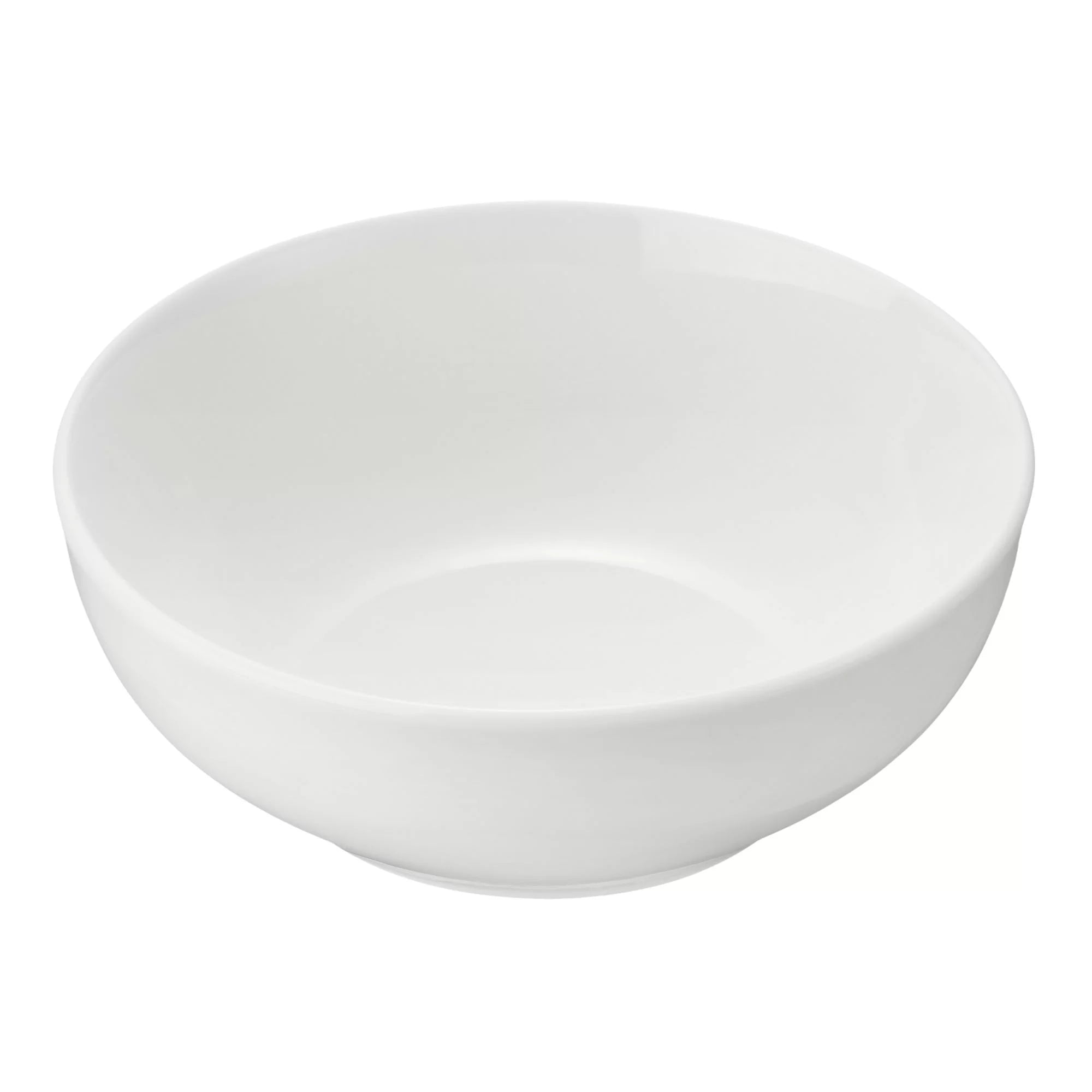 (2 Pack)  Glazed White Stoneware Dinnerware Set, 12-Pieces