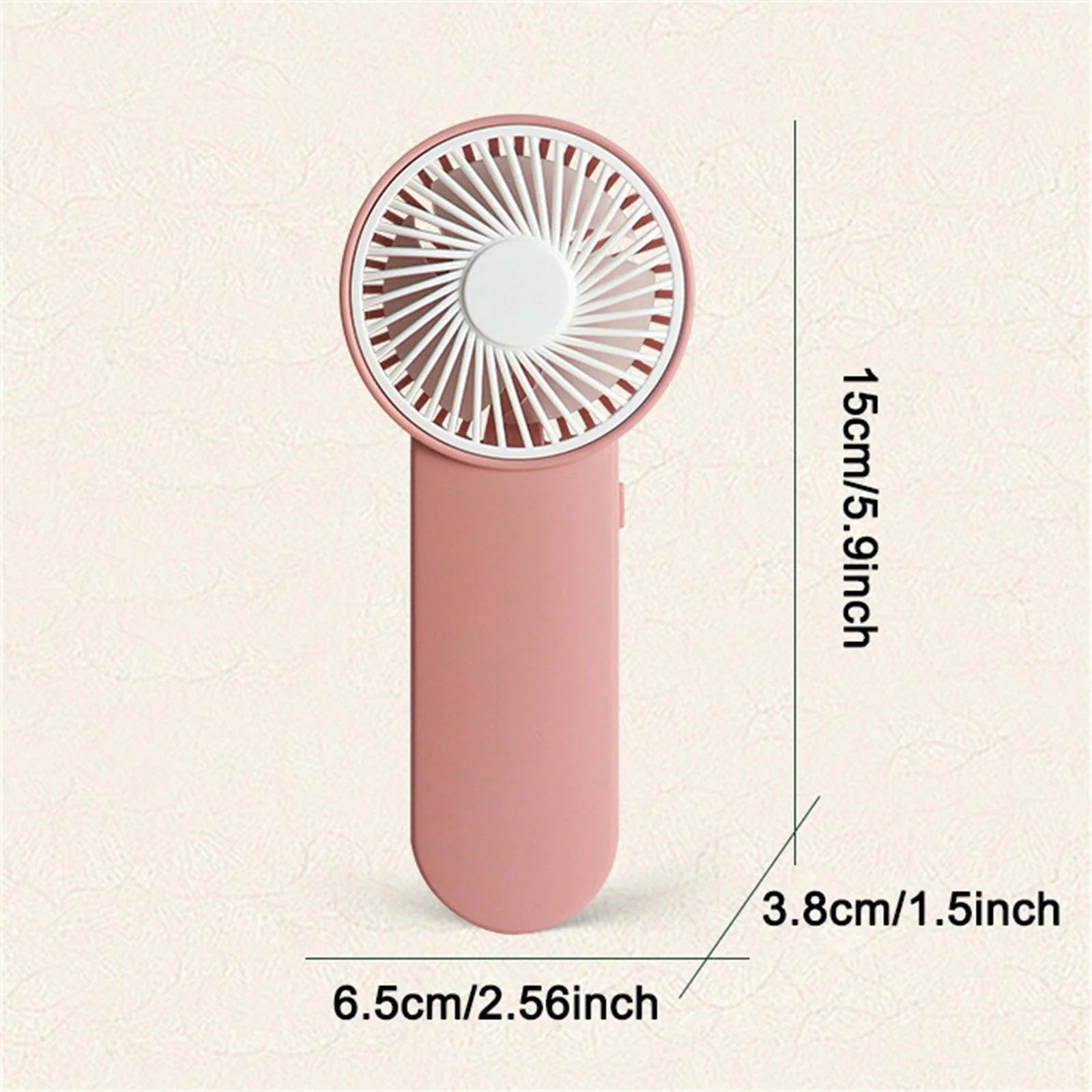 Portable Fan Desk Fan Small Fan Mini Fan Portable Handheld Fan 2Xaa Battery Fan Hanging Fan with Lanyard for Indoor Outdoor