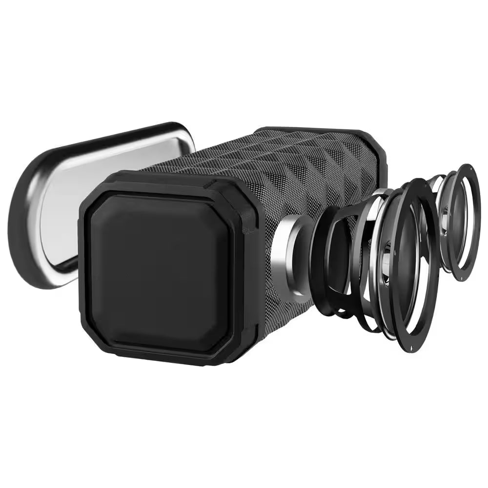 Portable IPX5 Waterproof Bluetooth Speaker with Shock Absorbing Cover