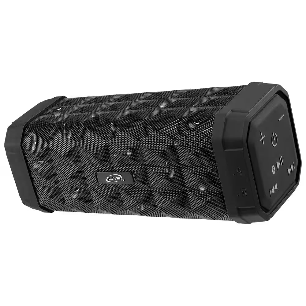 Portable IPX5 Waterproof Bluetooth Speaker with Shock Absorbing Cover