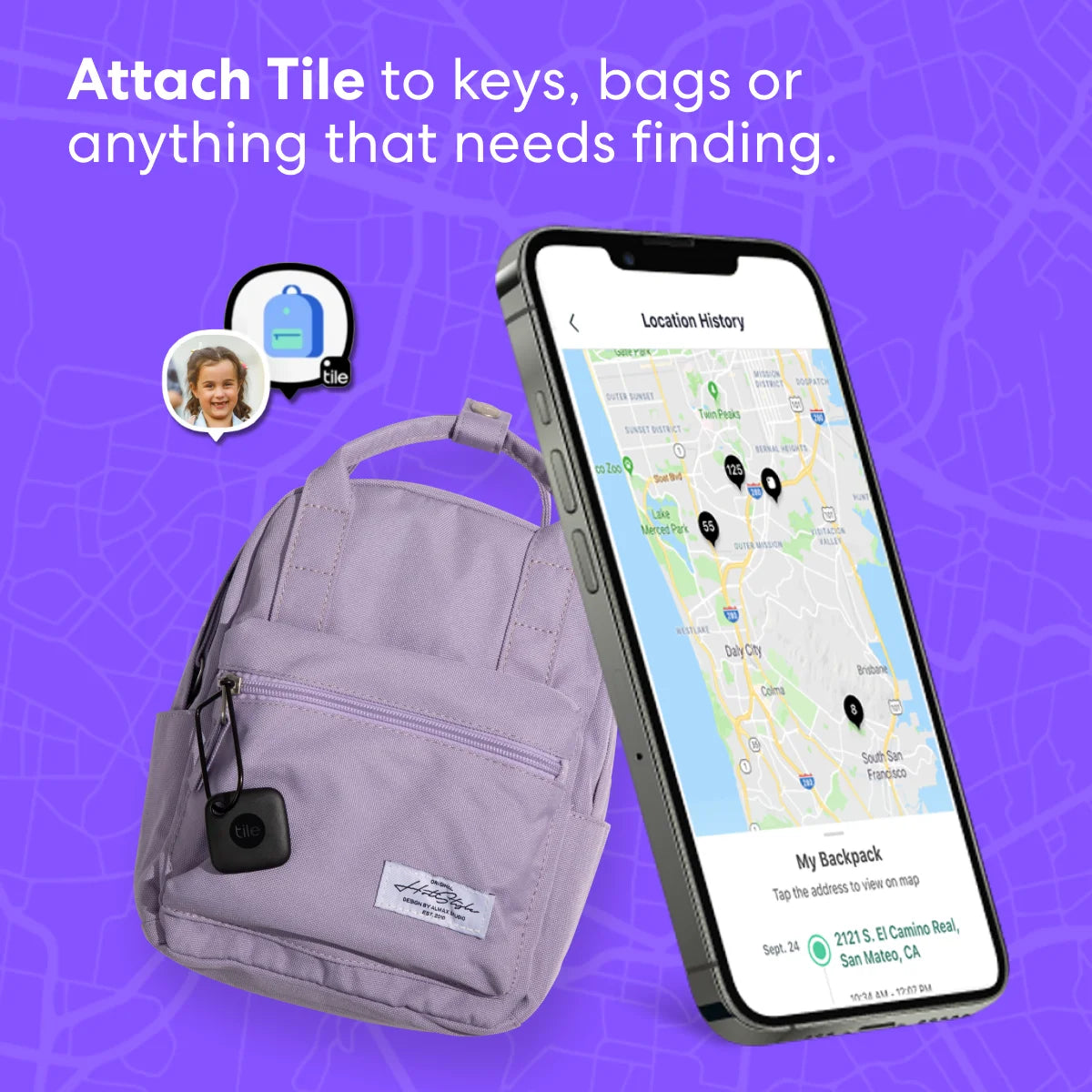 Mate (2022) - 1 Pack - Black - Bluetooth Tracker, Keys Finder and Item Locator
