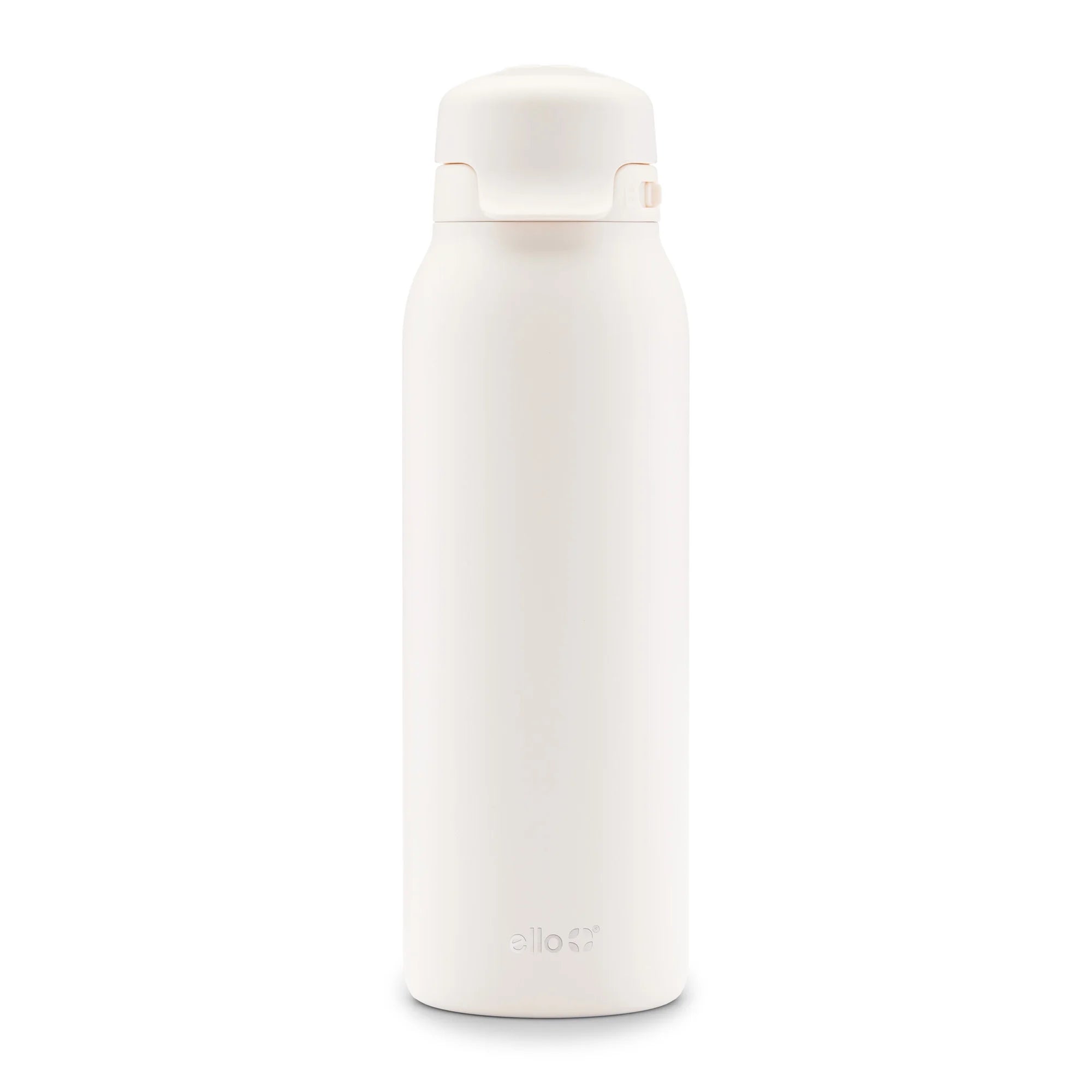 Flip & Fill 32Oz Stainless Steel Water Bottle, Cream