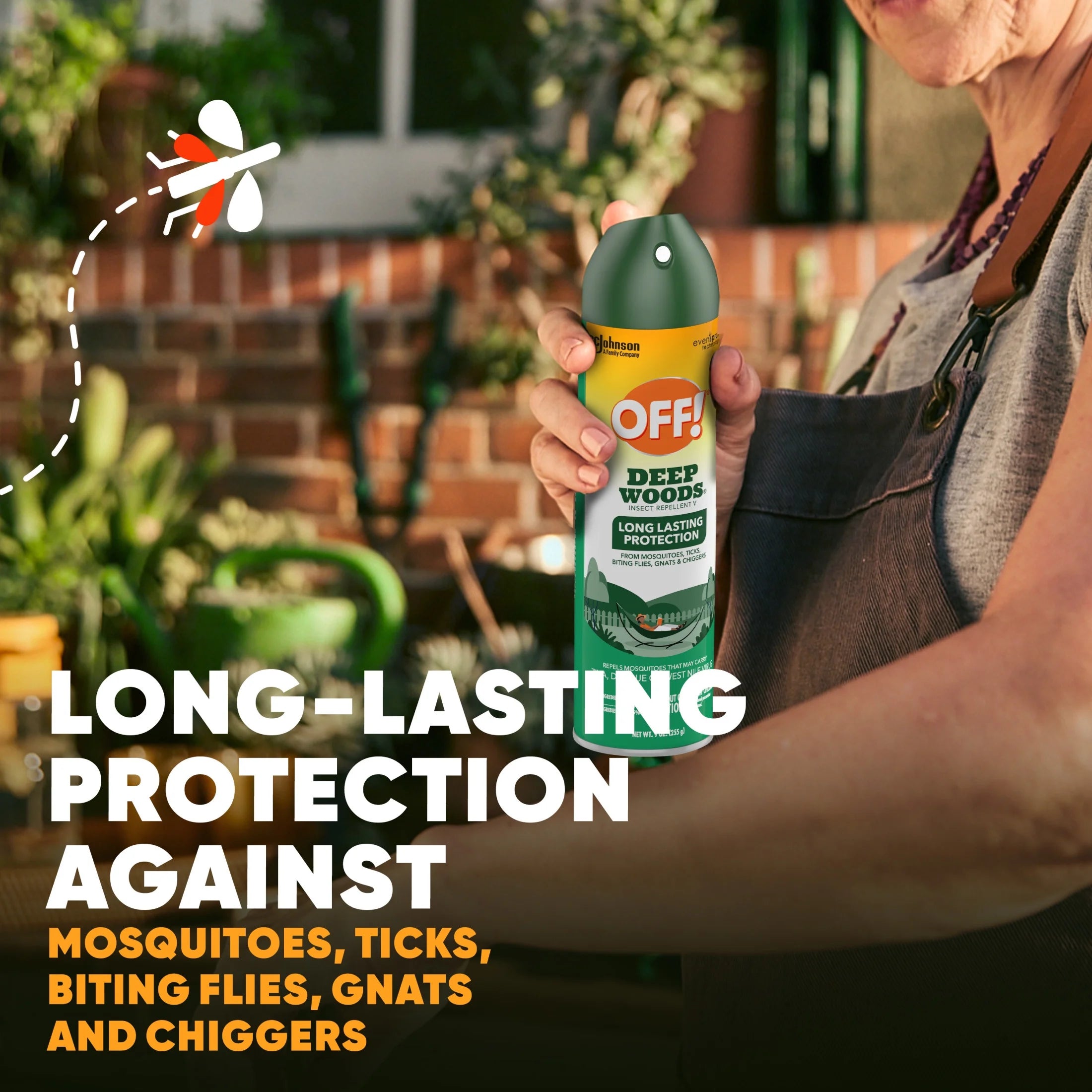 Deep Woods Insect Repellent V, Backyard, Biting Insect Spray for Outdoor Use, 9 Oz, 2 Count