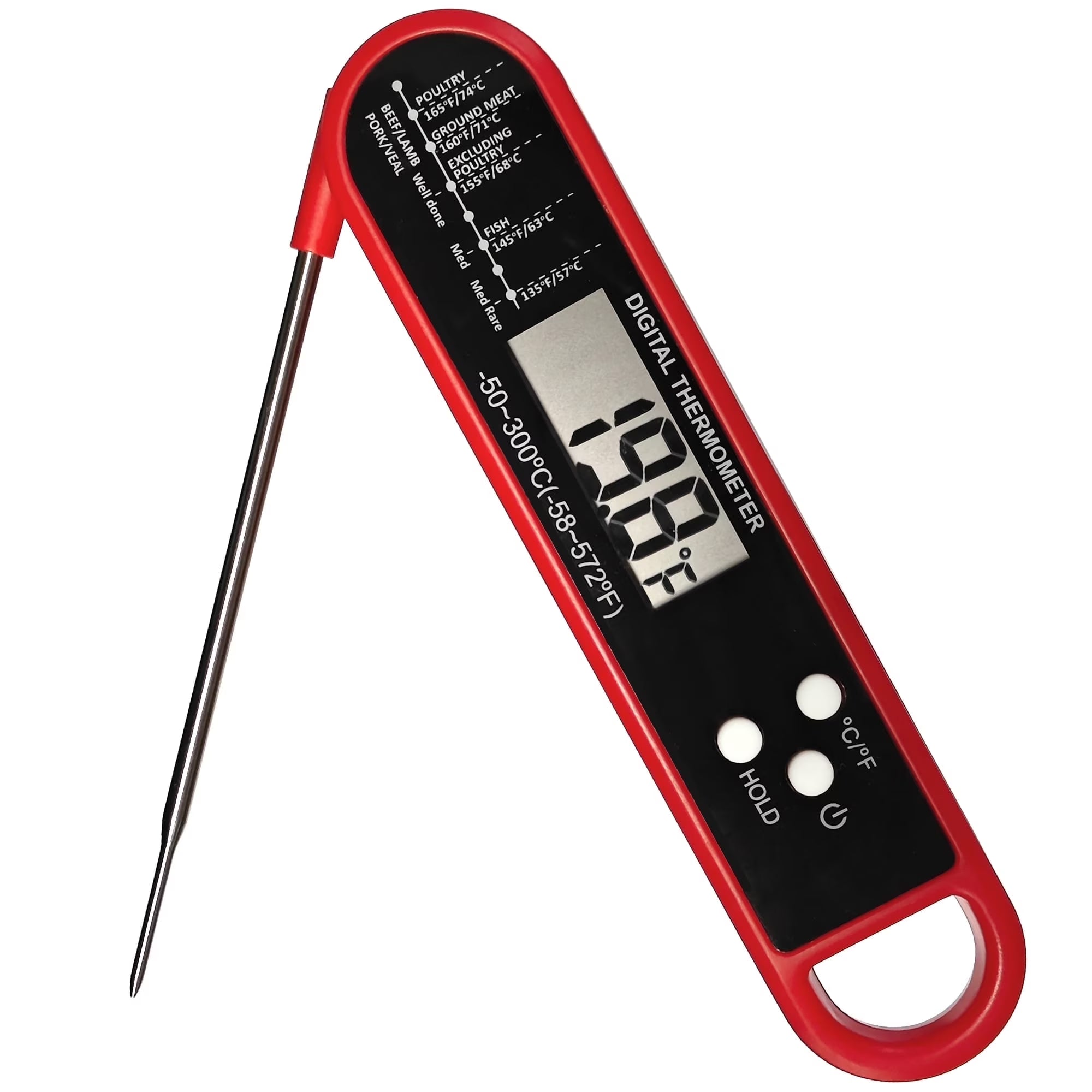 Digital Meat Thermometer, Read Digital Food Thermometer with Probe, for Cooking