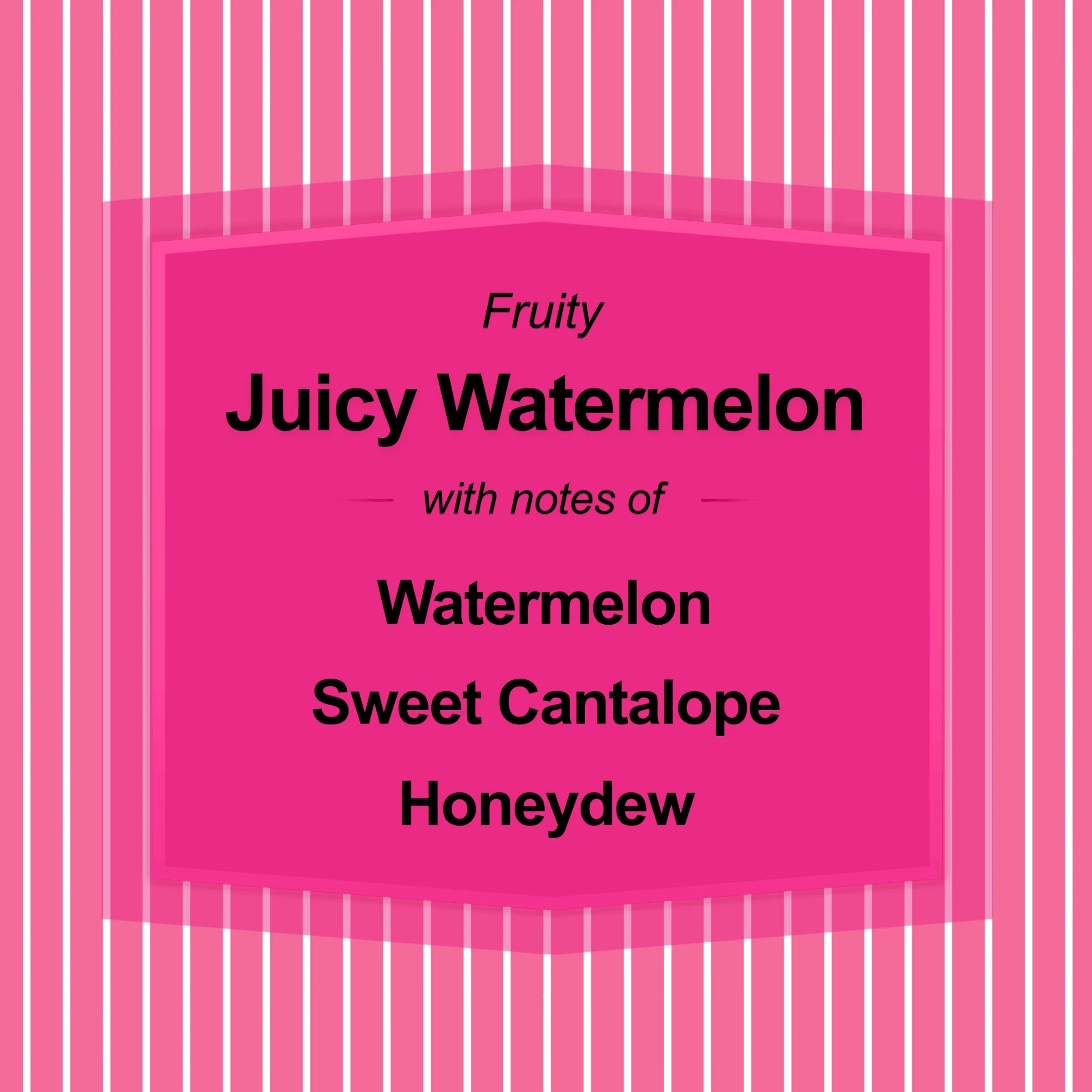 3-Wick Textured Wrapped Juicy Watermelon Scented Candle, 14 Oz