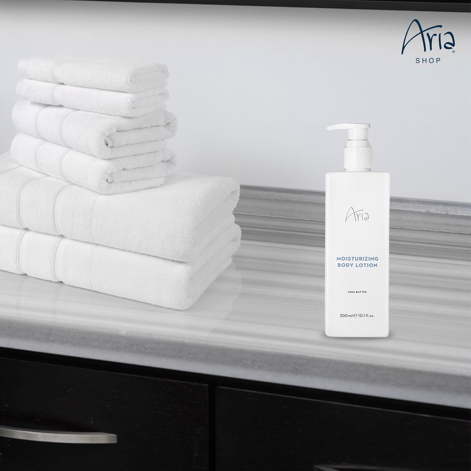 Moisturizing Body Lotion - Hydrating Shea Butter - Scented with Cedarwood, Green Mandarin, Lavender - Vegas Hotel Body Lotion - 10 Oz