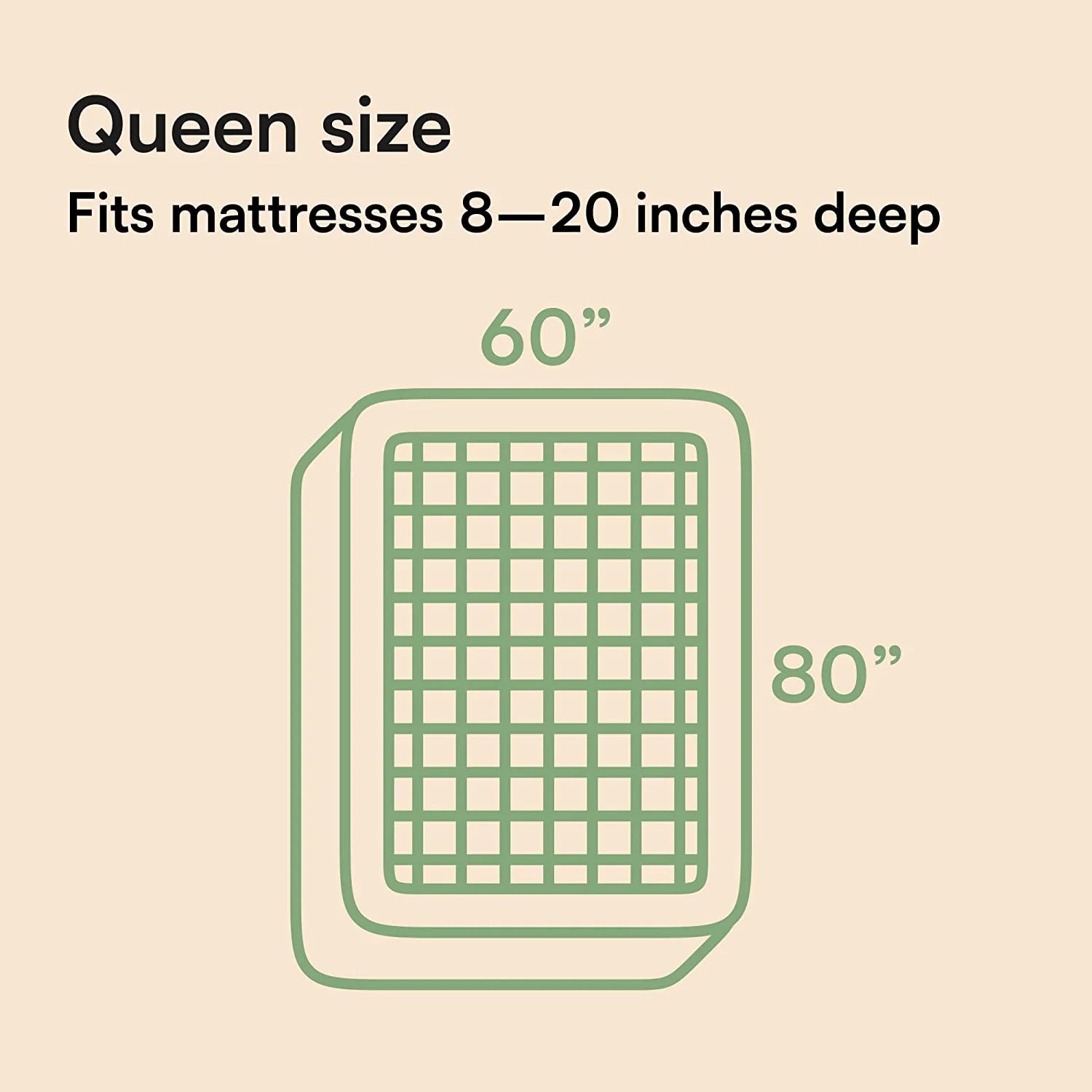 Bamboo Mattress Topper Cover Queen with 1 Pillow Protector Cooling Pillow
