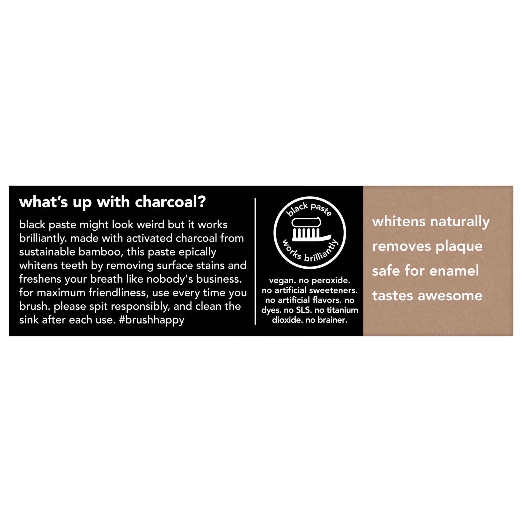 Epic Whitening Charcoal Fluoride Free Toothpaste, Fresh Mint, 4.0 Oz Tube