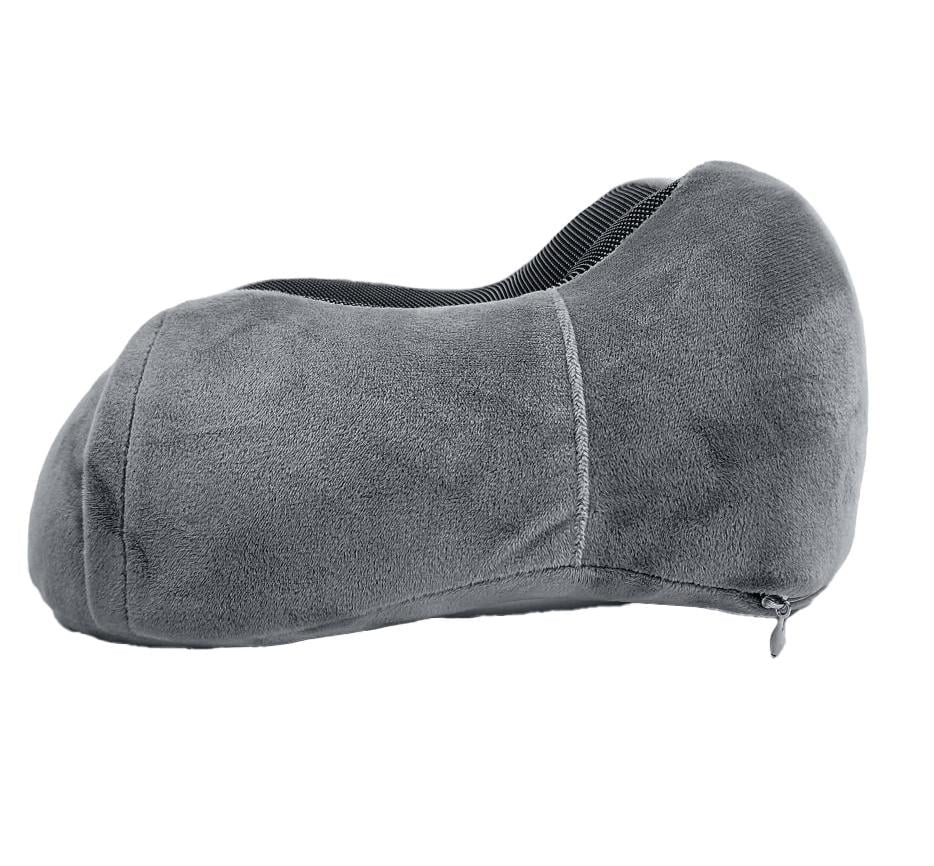 4-Piece Ergonomic Memory Foam Neck Pillow Travel Set