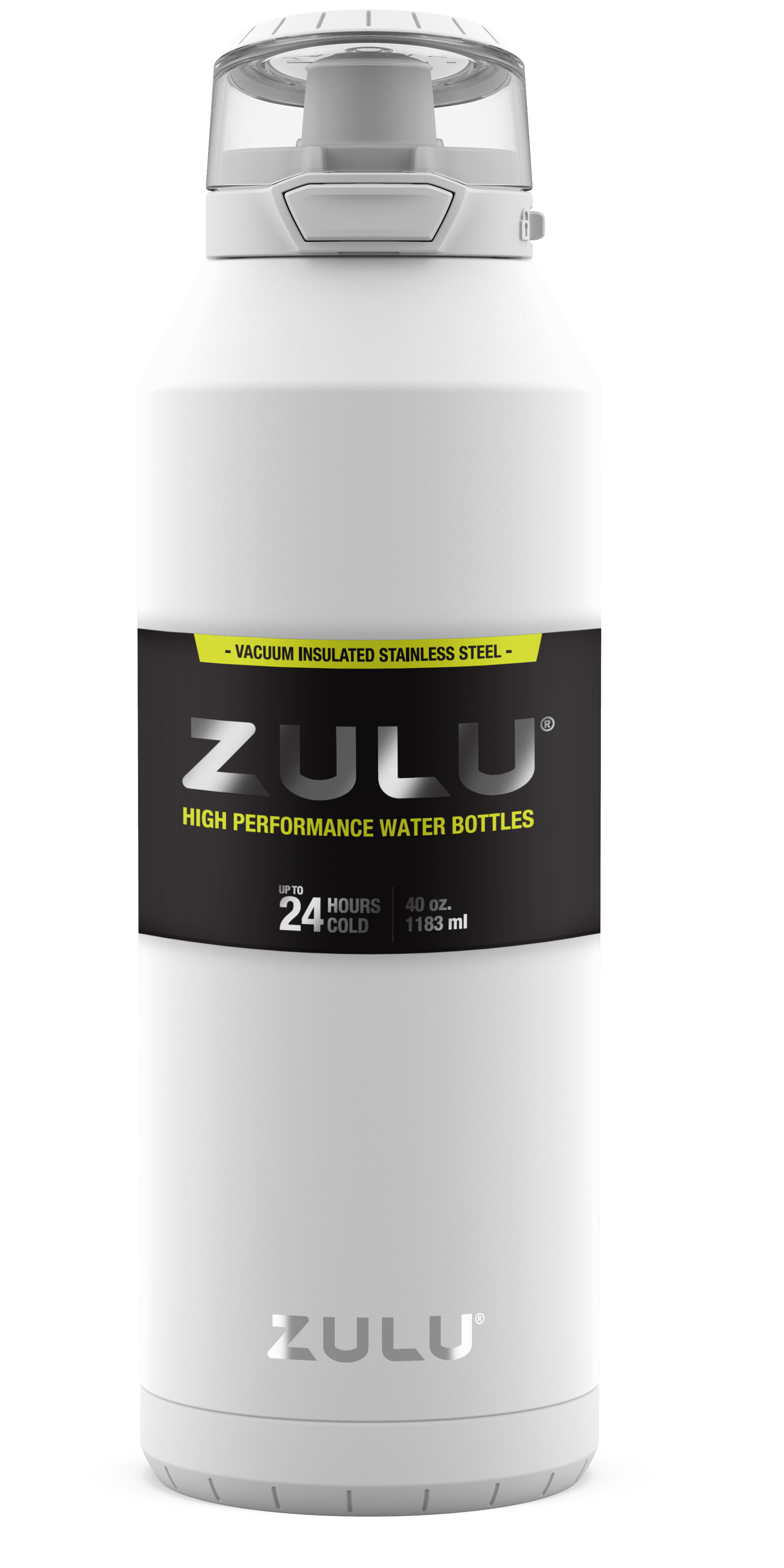 Swift 40Oz Stainless Steel Water Bottle, White