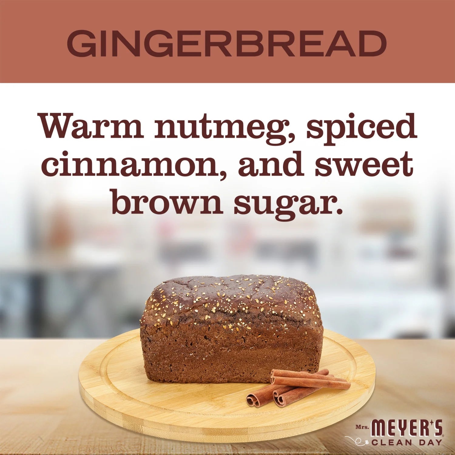 Clean Day Liquid Hand Soap, Limited Edition Gingerbread Scent, 12.5 Ounce Bottle