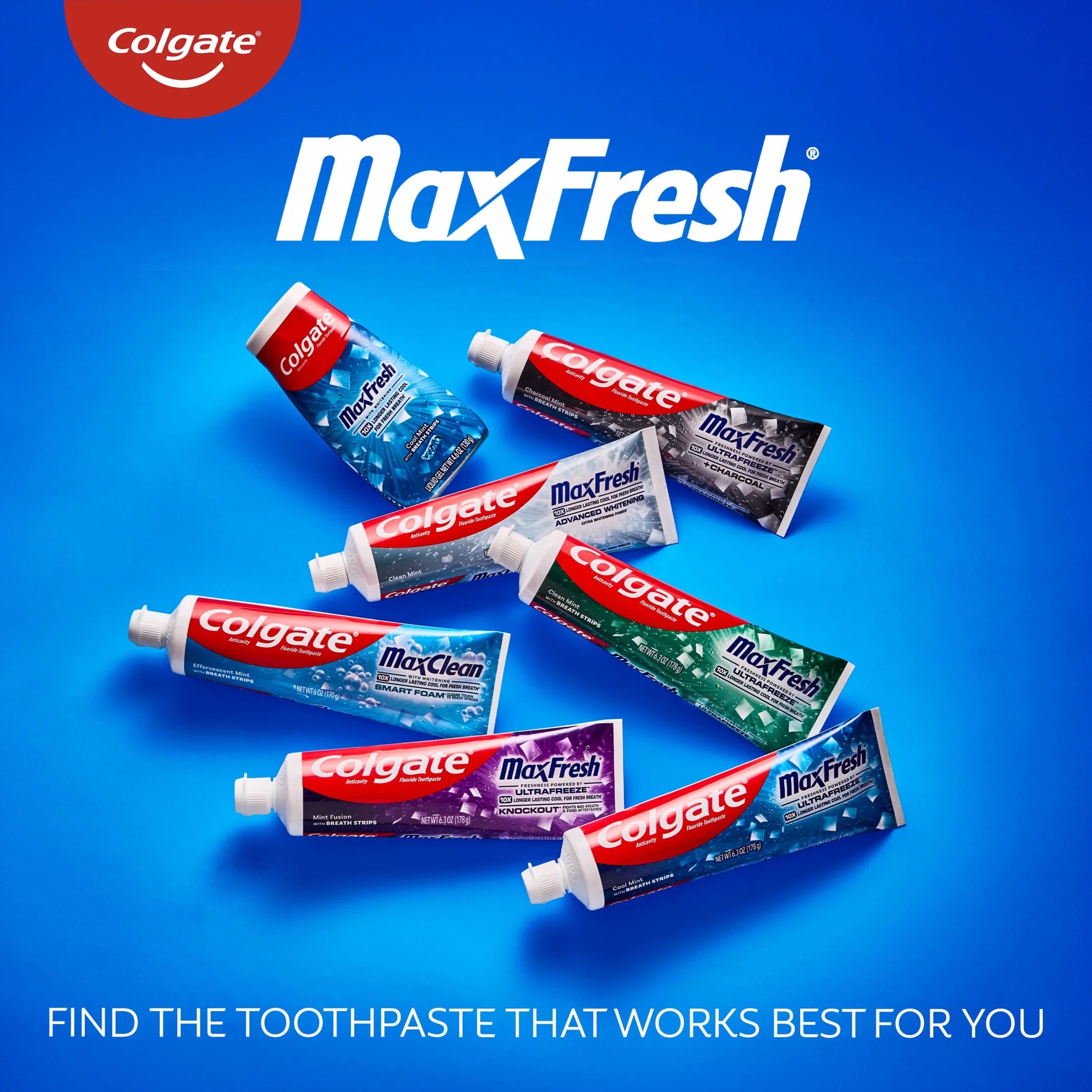 Maxfresh Cool Mint Toothpaste, 6.3 Oz