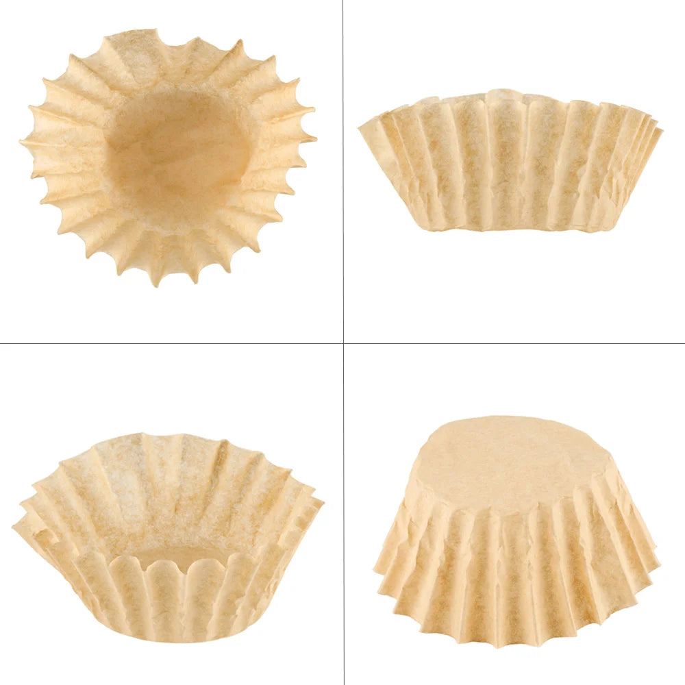 Coffee Filters Natural Unbleached Brown Biodegradable - Extra Large 12, 14, 16 Cup Basket