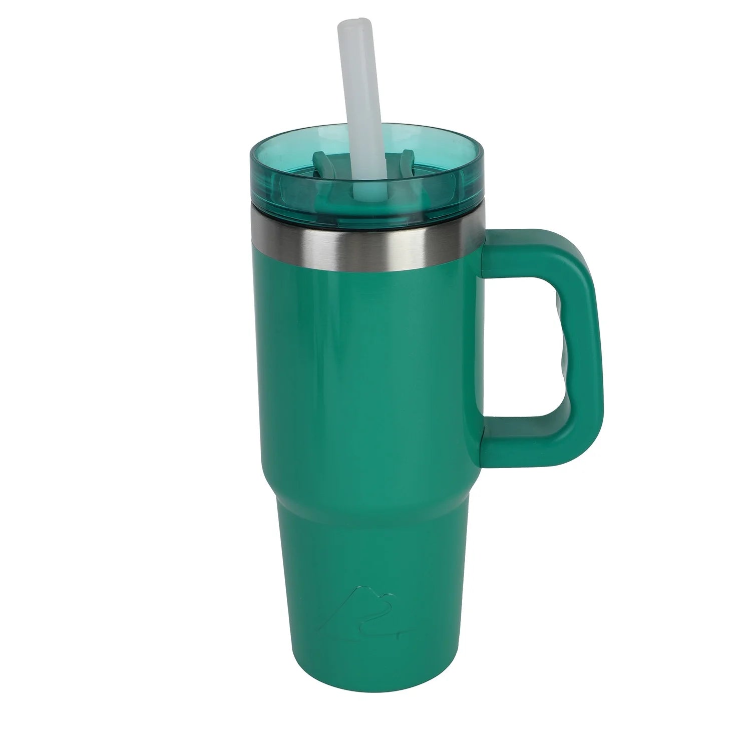 18 Oz Tumbler with Handle, Shimmer Serrano Pepper