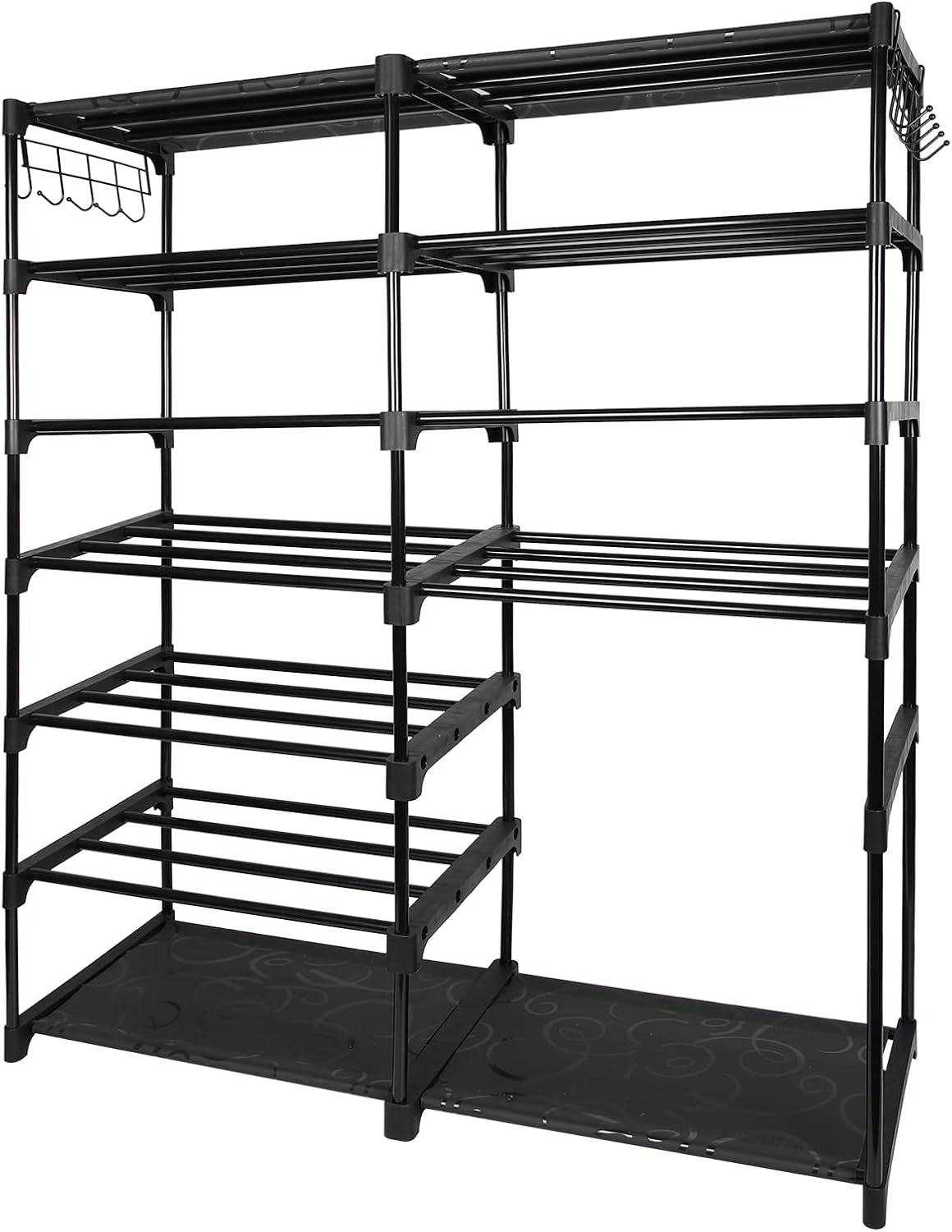7 Tiers Shoe Rack Tall Show Racks Shoes Stand for Bedroom Shelves for Shoes Garage Shoe Rack Organizer Sturdy Shoe Rack Heavy Duty for Closet Entryway Door