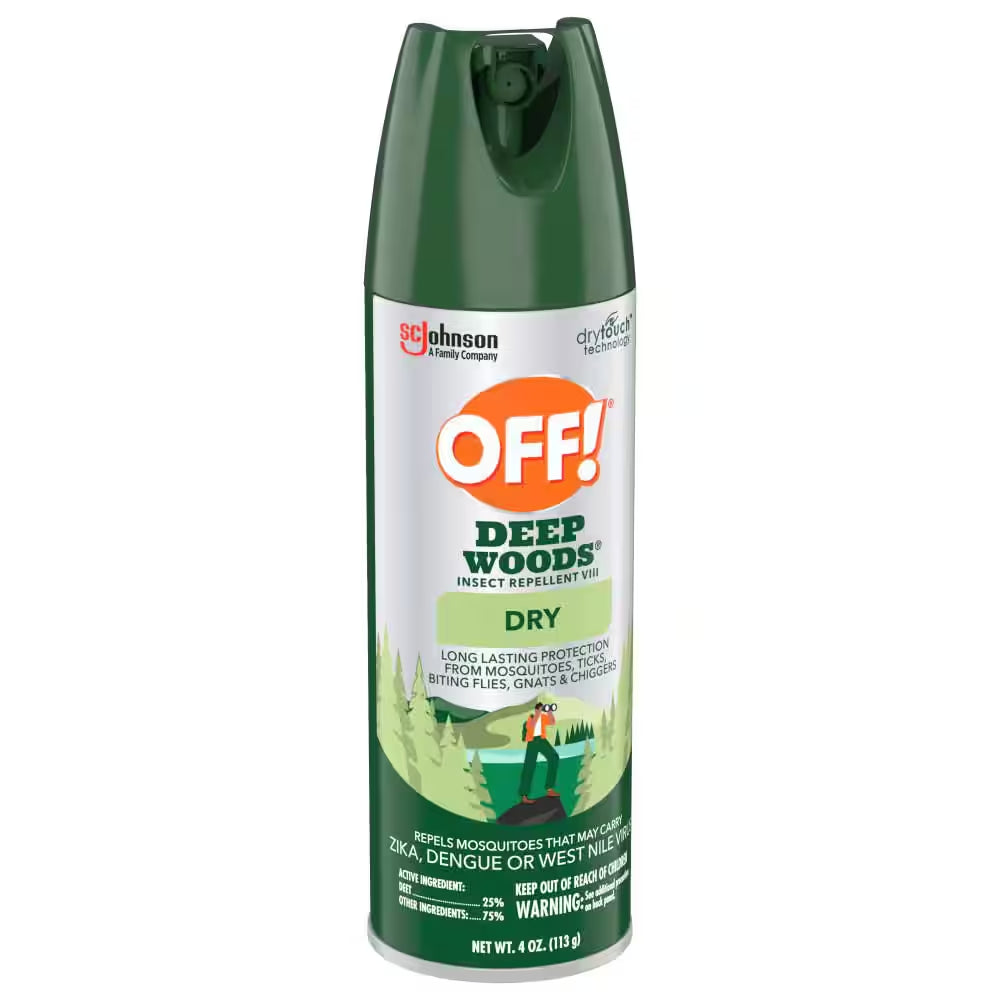 Deep Woods Insect Repellent VIII, Non-Greasy DEET Mosquito Repellent Dry, 4 Oz.