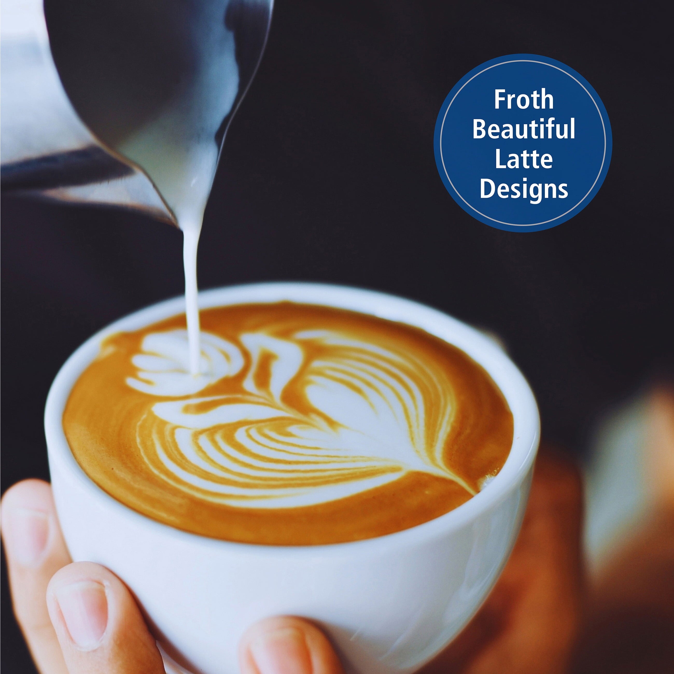 Milk Frother, Battery-Powered Handheld Milk Frother Wand