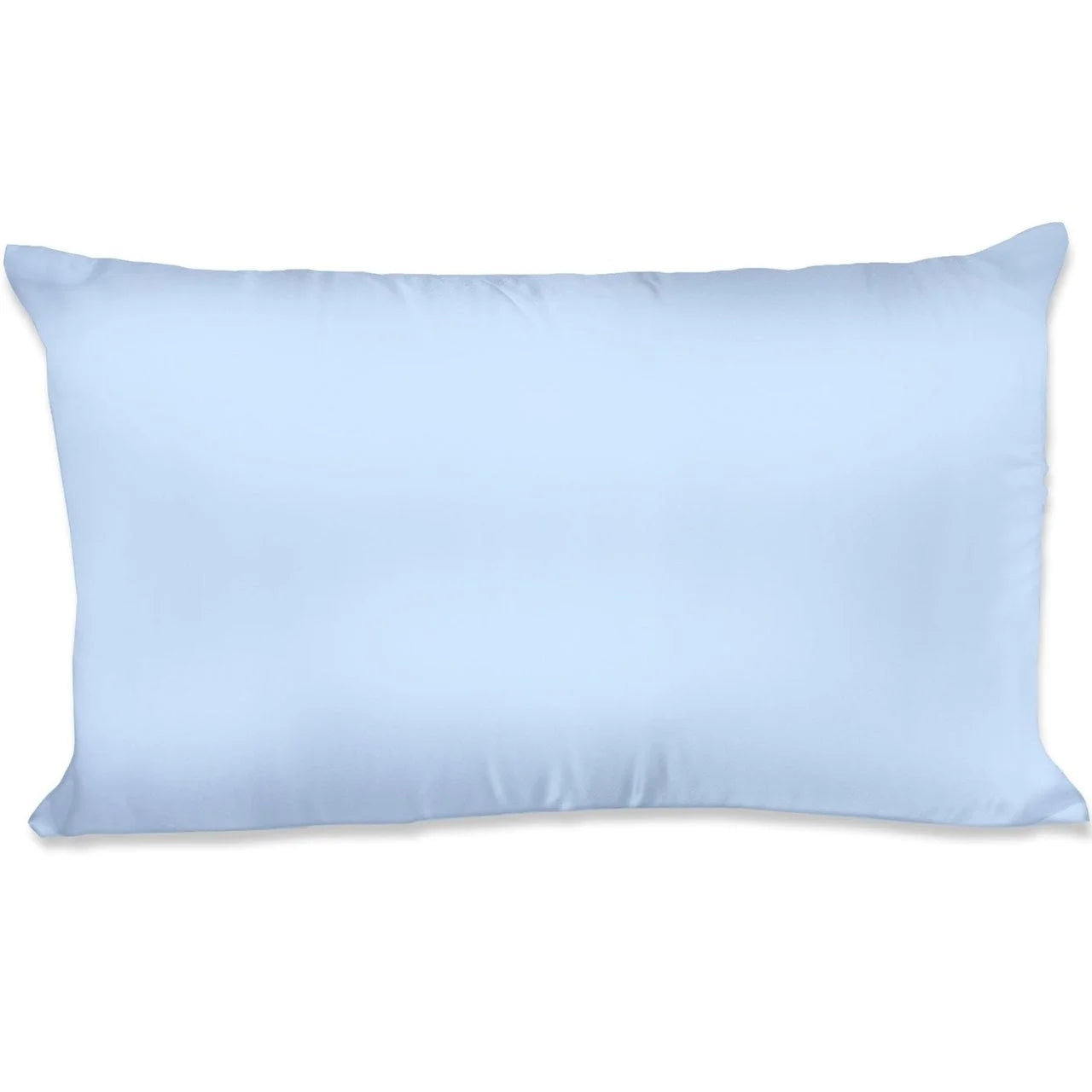 Satin Pillowcase for Hair and Face Beauty, Queen/Standard, 1 Pack, Blue