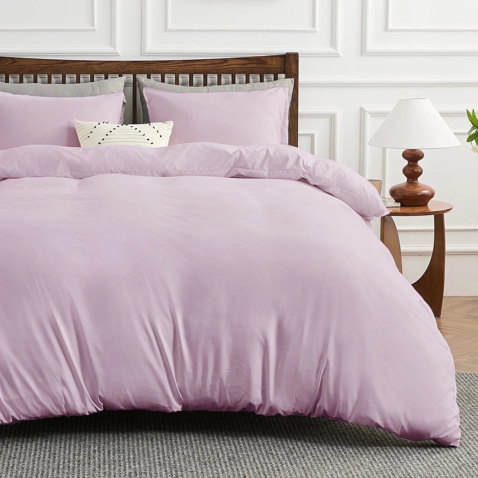 Luxury King Duvet Cover, Soft & Breathable Microfiber 3 Pieces King Bedding Sets, King Comfy Duvet Cover, with Zipper Closure